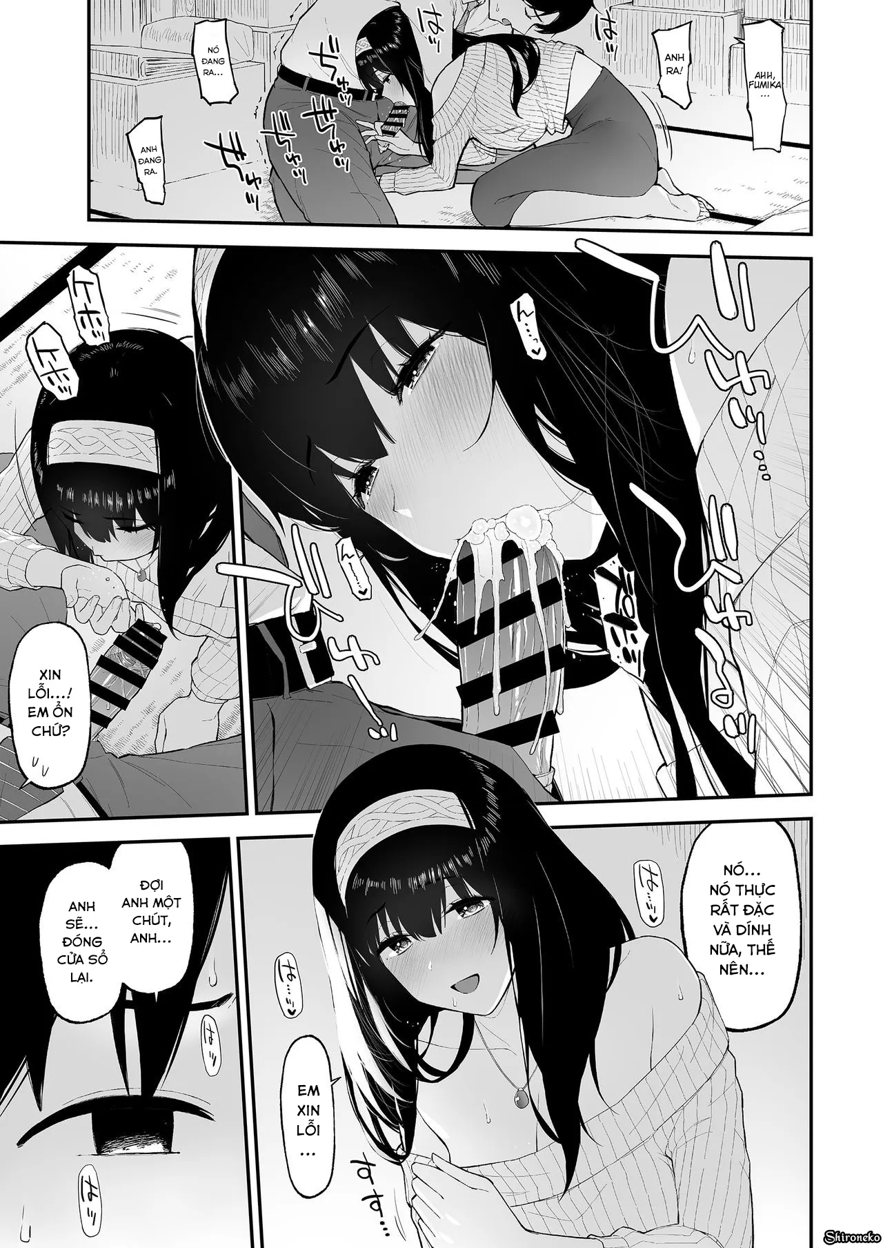 HentaiVN.net - Ảnh 11 - Fumi Fumi ga Oku-san ni Naru Hon [A Book Where Fumi Fumi Becomes a Wife] - Chap 1