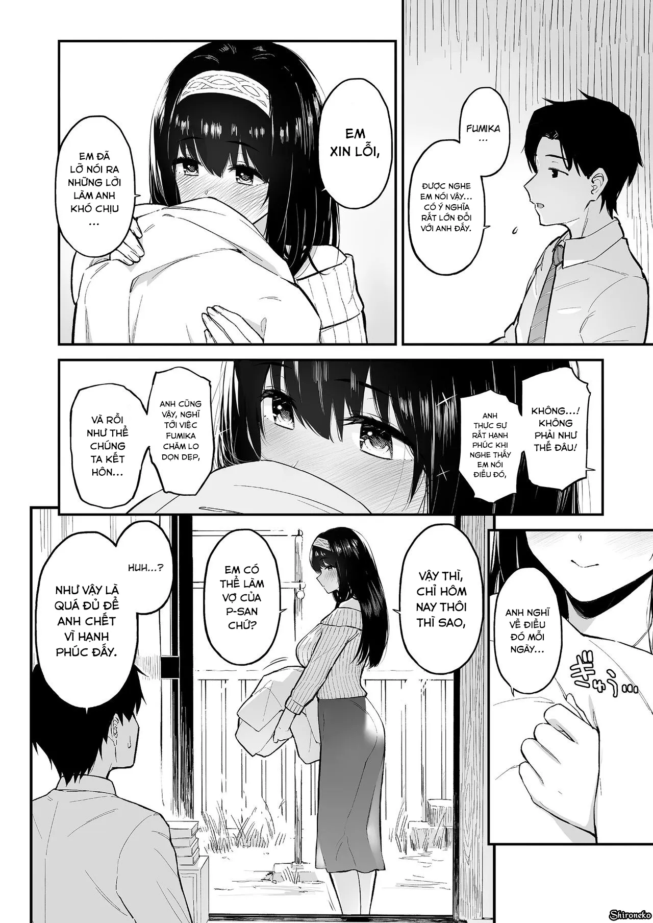 HentaiVN.net - Ảnh 4 - Fumi Fumi ga Oku-san ni Naru Hon [A Book Where Fumi Fumi Becomes a Wife] - Chap 1