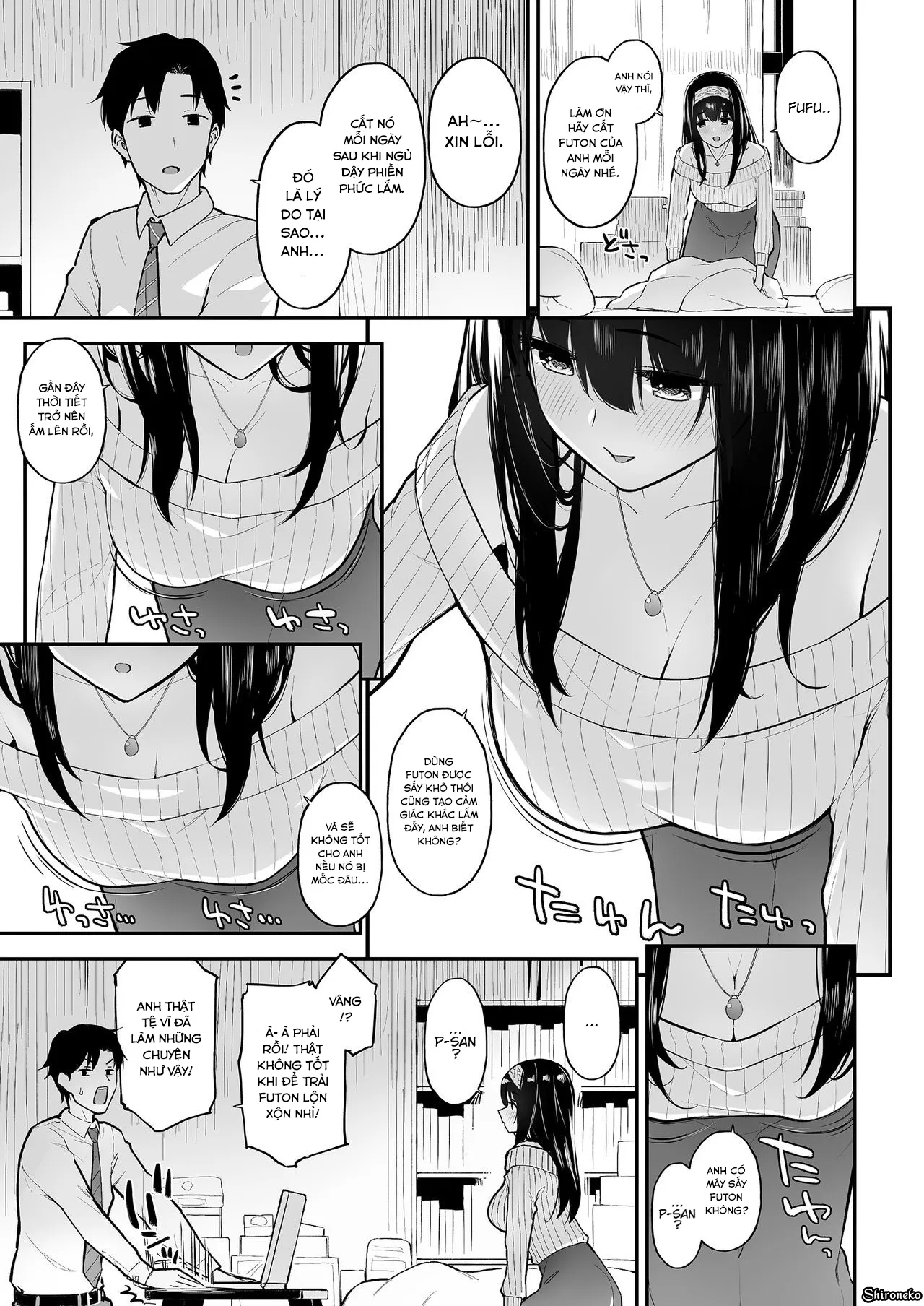 HentaiVN.net - Ảnh 5 - Fumi Fumi ga Oku-san ni Naru Hon [A Book Where Fumi Fumi Becomes a Wife] - Chap 1