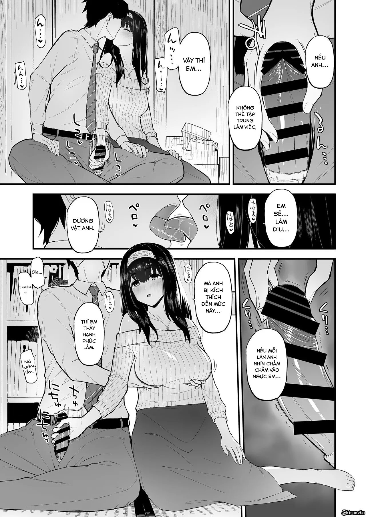 HentaiVN.net - Ảnh 7 - Fumi Fumi ga Oku-san ni Naru Hon [A Book Where Fumi Fumi Becomes a Wife] - Chap 1
