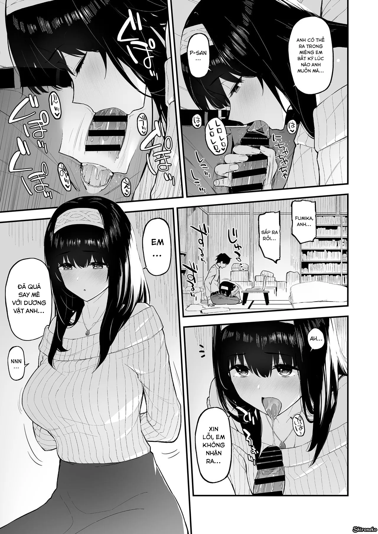 HentaiVN.net - Ảnh 9 - Fumi Fumi ga Oku-san ni Naru Hon [A Book Where Fumi Fumi Becomes a Wife] - Chap 1