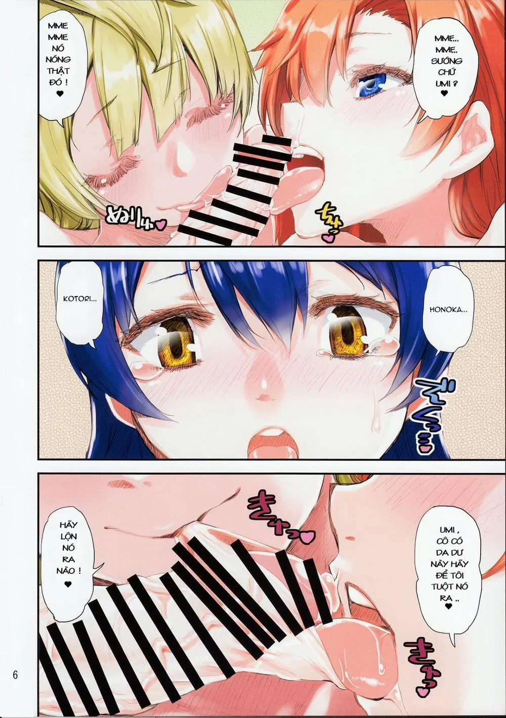 HentaiVN.net - Ảnh 6 - Umi-Chan O Futari De Succhau Hon (Love Live) - Chap 1