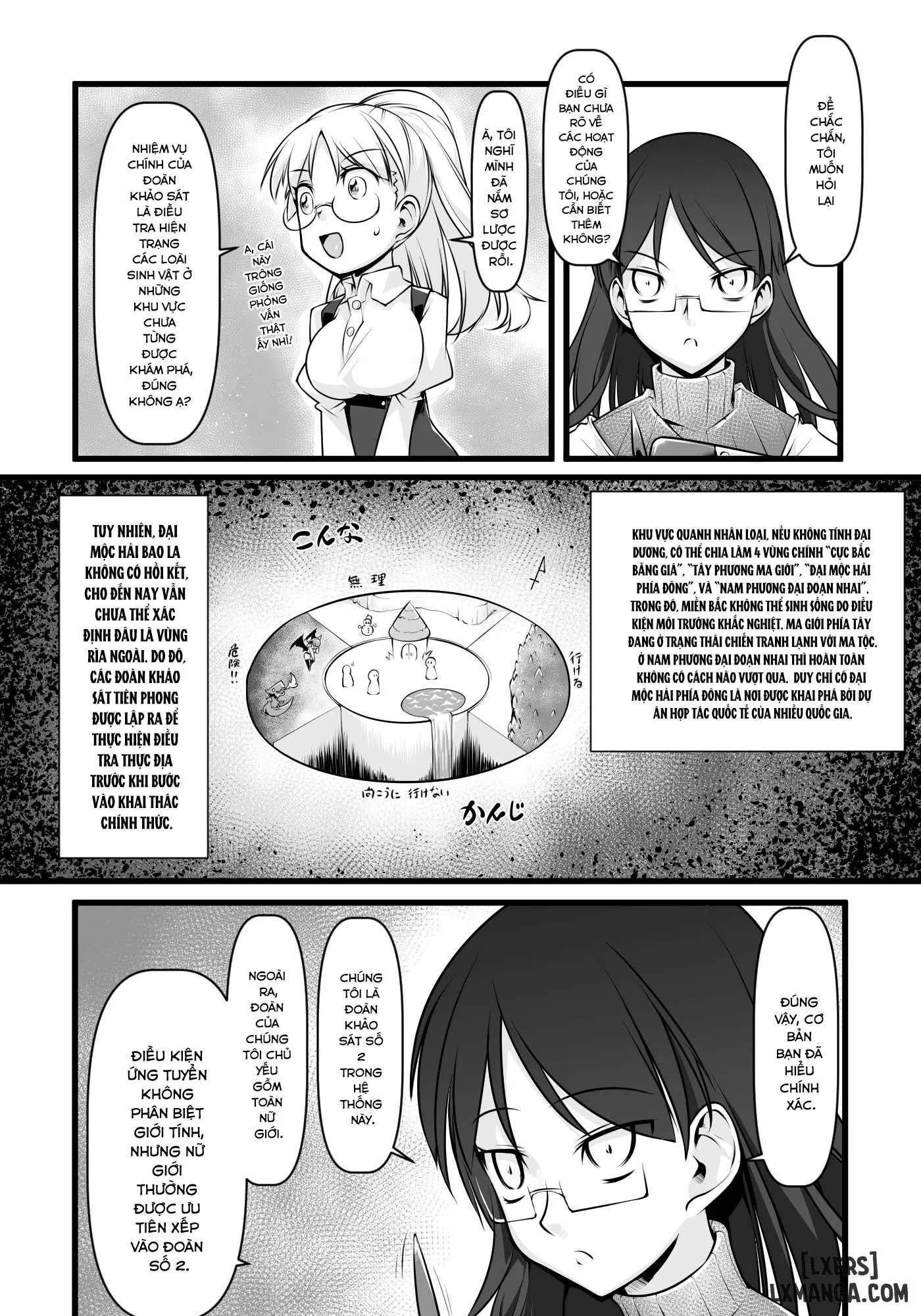 HentaiVN.net - Ảnh 7 - Khu rừng ma thú - Chap 1