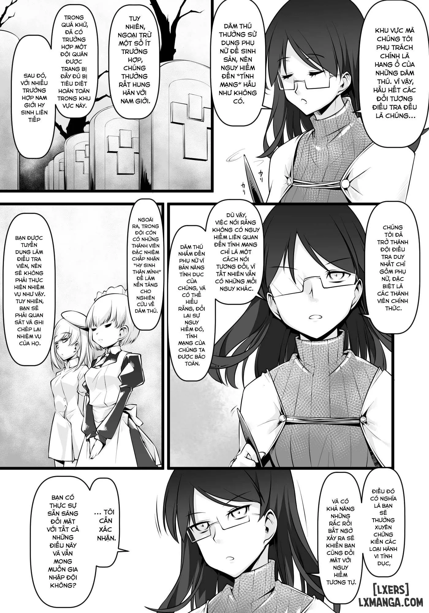 HentaiVN.net - Ảnh 9 - Khu rừng ma thú - Chap 1