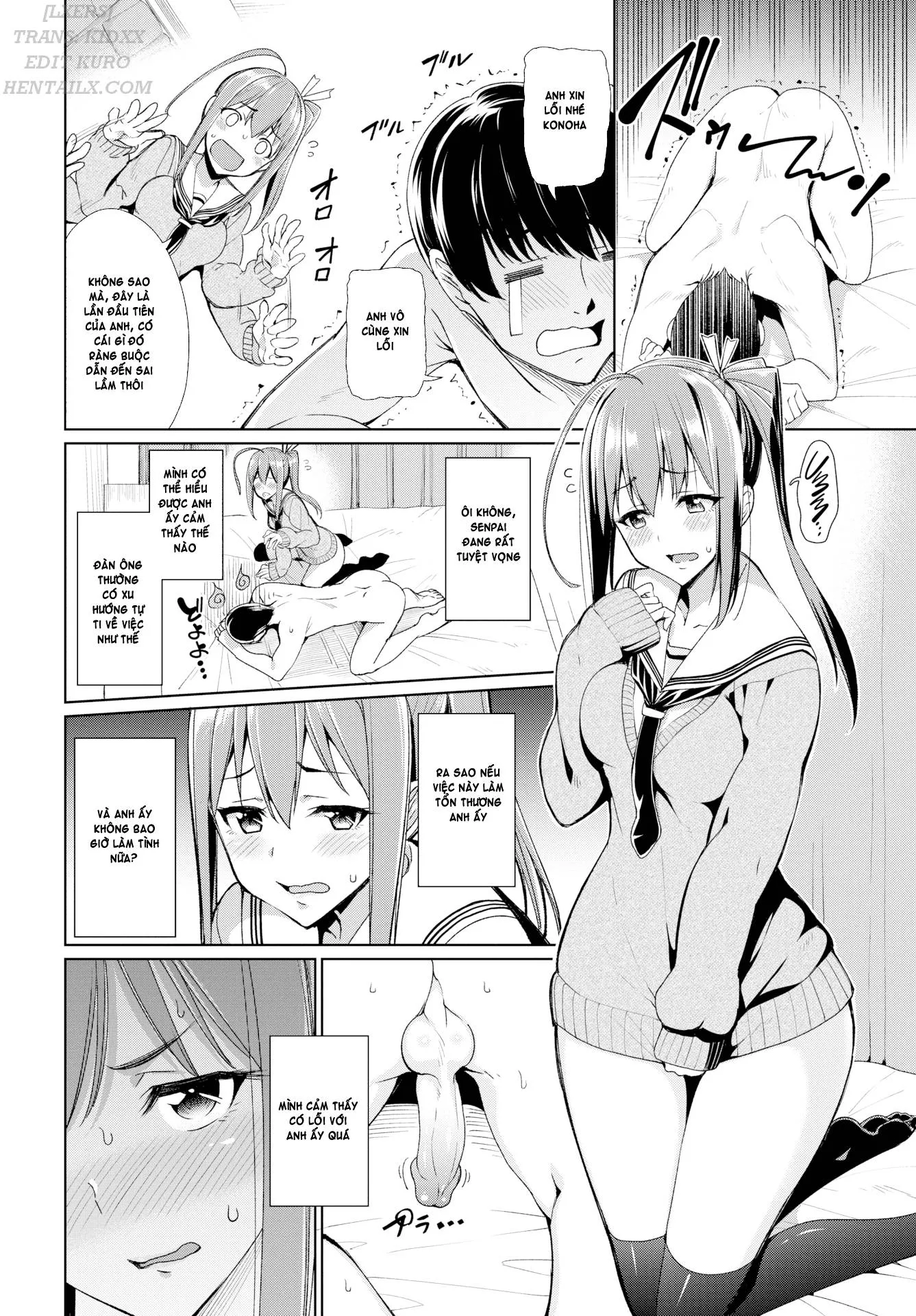HentaiVN.net - Ảnh 3 - Hang in There, Senpai! - Chap 1