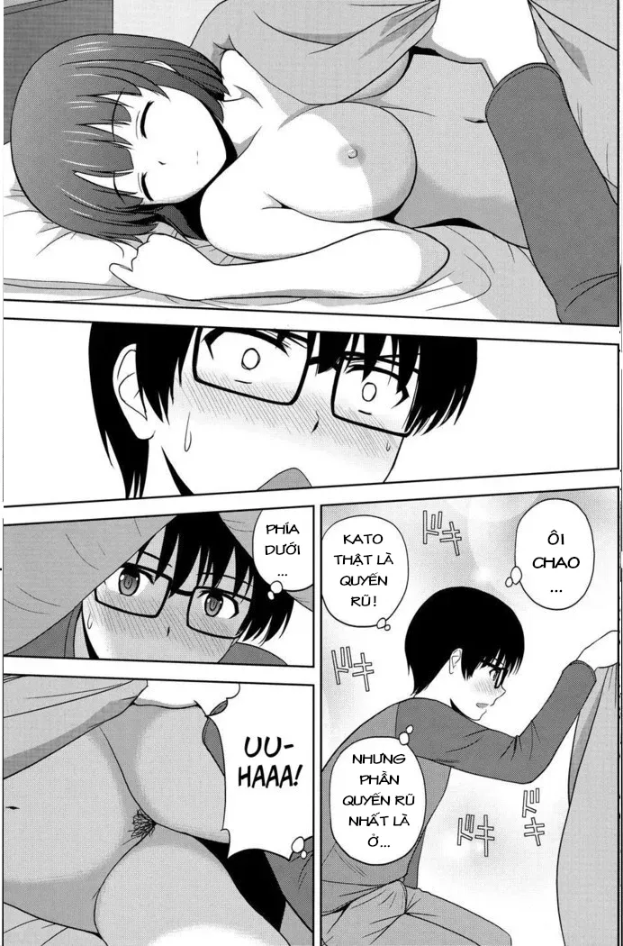 HentaiVN.net - Ảnh 8 - Em luôn khỏa thân khi ngủ~ [Khá ngọt] [Katou Megumi no Rinri Shinsakai ; Kato-Sans Board of Ethics] - Chap 1