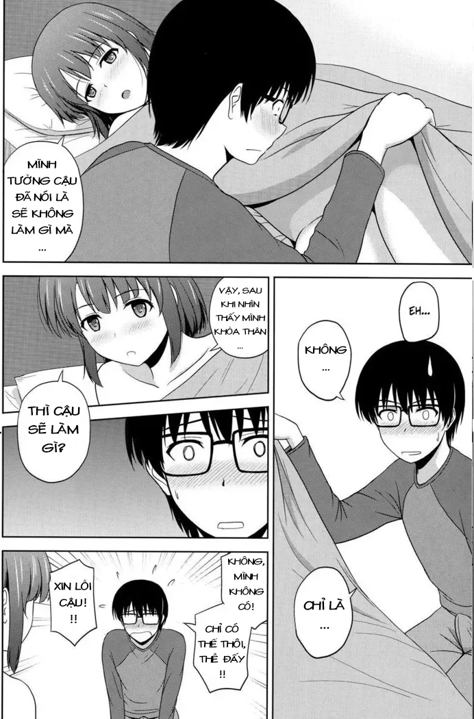 HentaiVN.net - Ảnh 9 - Em luôn khỏa thân khi ngủ~ [Khá ngọt] [Katou Megumi no Rinri Shinsakai ; Kato-Sans Board of Ethics] - Chap 1
