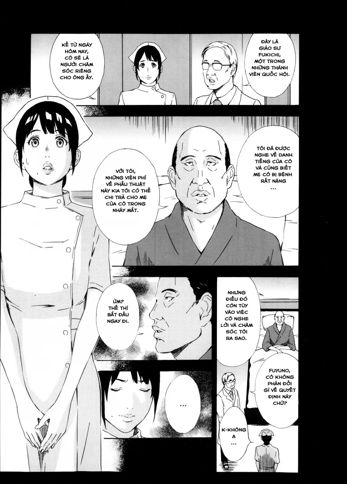 HentaiVN.net - Ảnh 4 - Nghiệp Chướng Nghề Y Tá. [Nurse Fuyuno Chika's other Side, ナース冬野千佳の表裏] - Chap 1