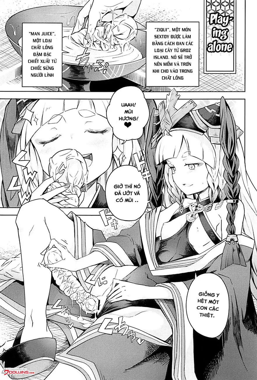 HentaiVN.net - Ảnh 4 - Maeoki wa Iranu Warawa to Asobe (Granblue Fantasy) [Come Play With The Girl Who Needs No Introduction (Granblue Fantasy); 前置きは要らぬ妾と遊べ (グランブルーファンタジー)] - Chap 1