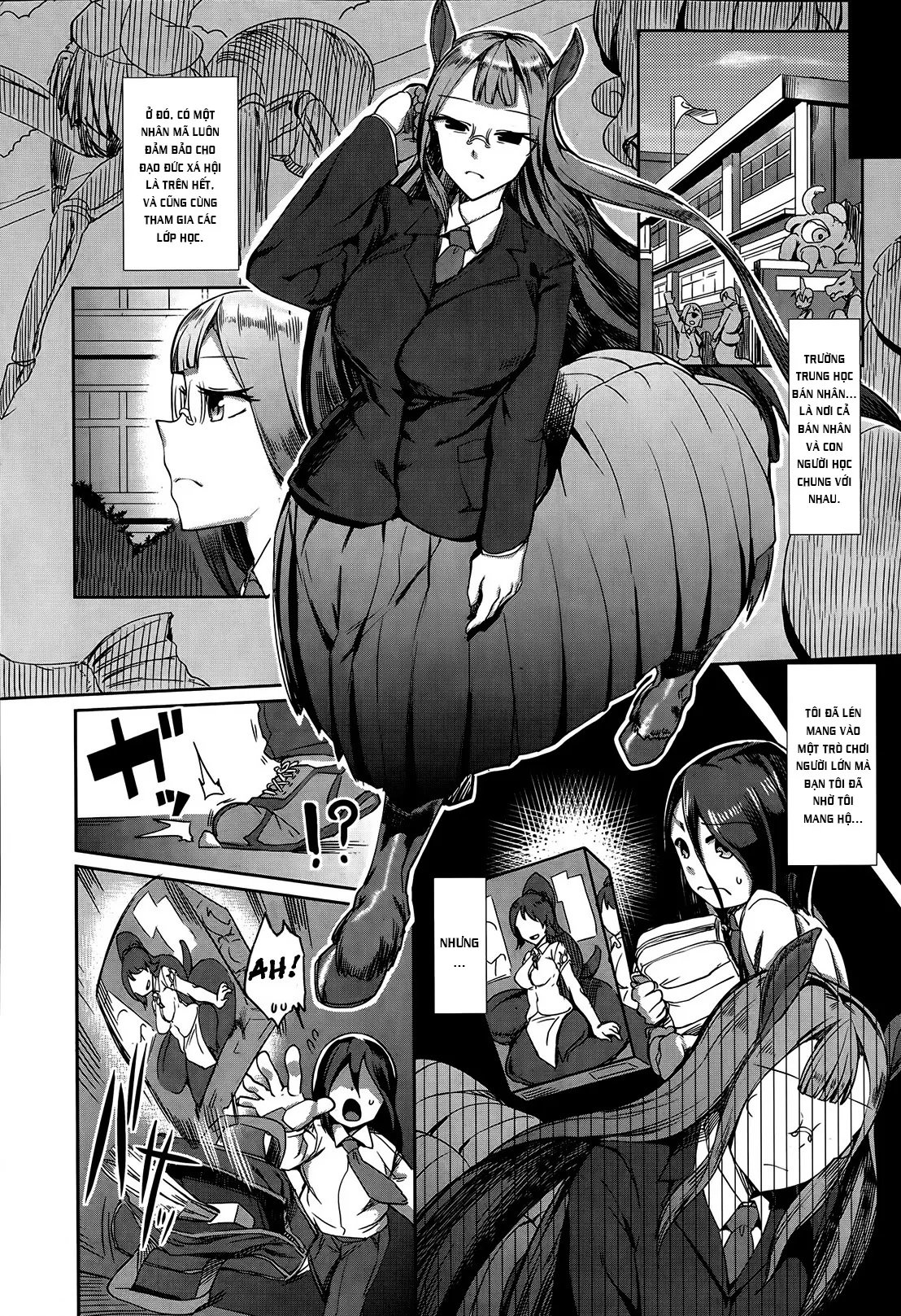HentaiVN.net - Ảnh 3 - Tadashii Uma no Shitsukekata [The Proper Way to Train a Horse, 正しい馬のしつけ方] - Chap 1