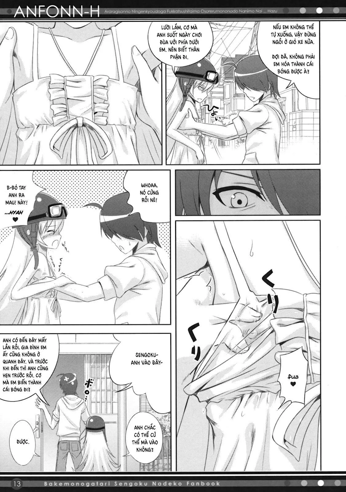 HentaiVN.net - Ảnh 12 - ANFONN-H (Bakemonogatari) - Chap 1