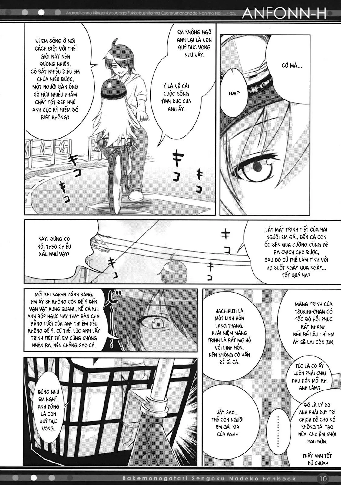 HentaiVN.net - Ảnh 9 - ANFONN-H (Bakemonogatari) - Chap 1