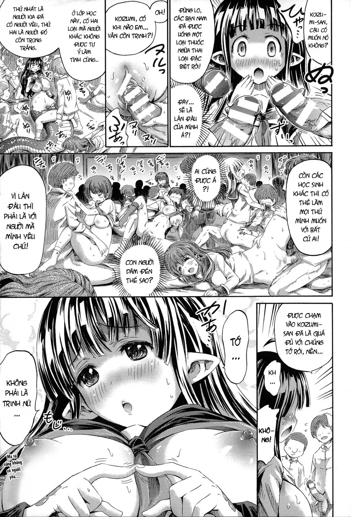 HentaiVN.net - Ảnh 11 - Cô gái mà tôi yêu là bán nhân [気になるあの娘はモンスター娘] - Chap 1