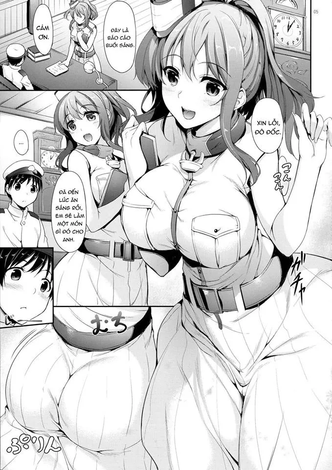 HentaiVN.net - Ảnh 4 - Yes. Sara is here... (Kantai Collection -KanColle-) [Yes. Sara is here... (艦隊これくしょん -艦これ-)] - Chap 1