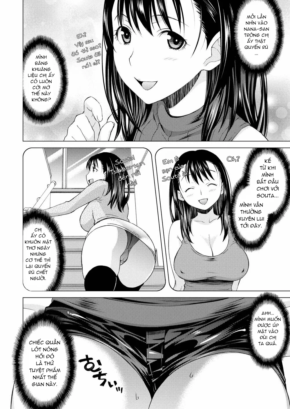 HentaiVN.net - Ảnh 4 - Chị của bạn tôi♥rất thân thiện và hấp dẫn [Tempting♥Friendly Sister] - Chap 1