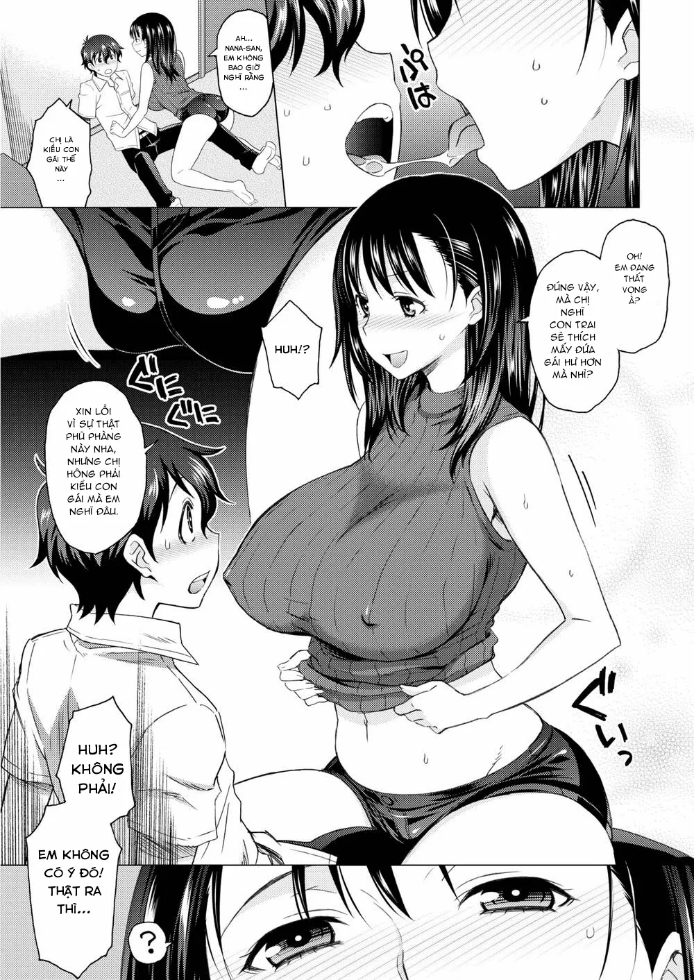 HentaiVN.net - Ảnh 7 - Chị của bạn tôi♥rất thân thiện và hấp dẫn [Tempting♥Friendly Sister] - Chap 1