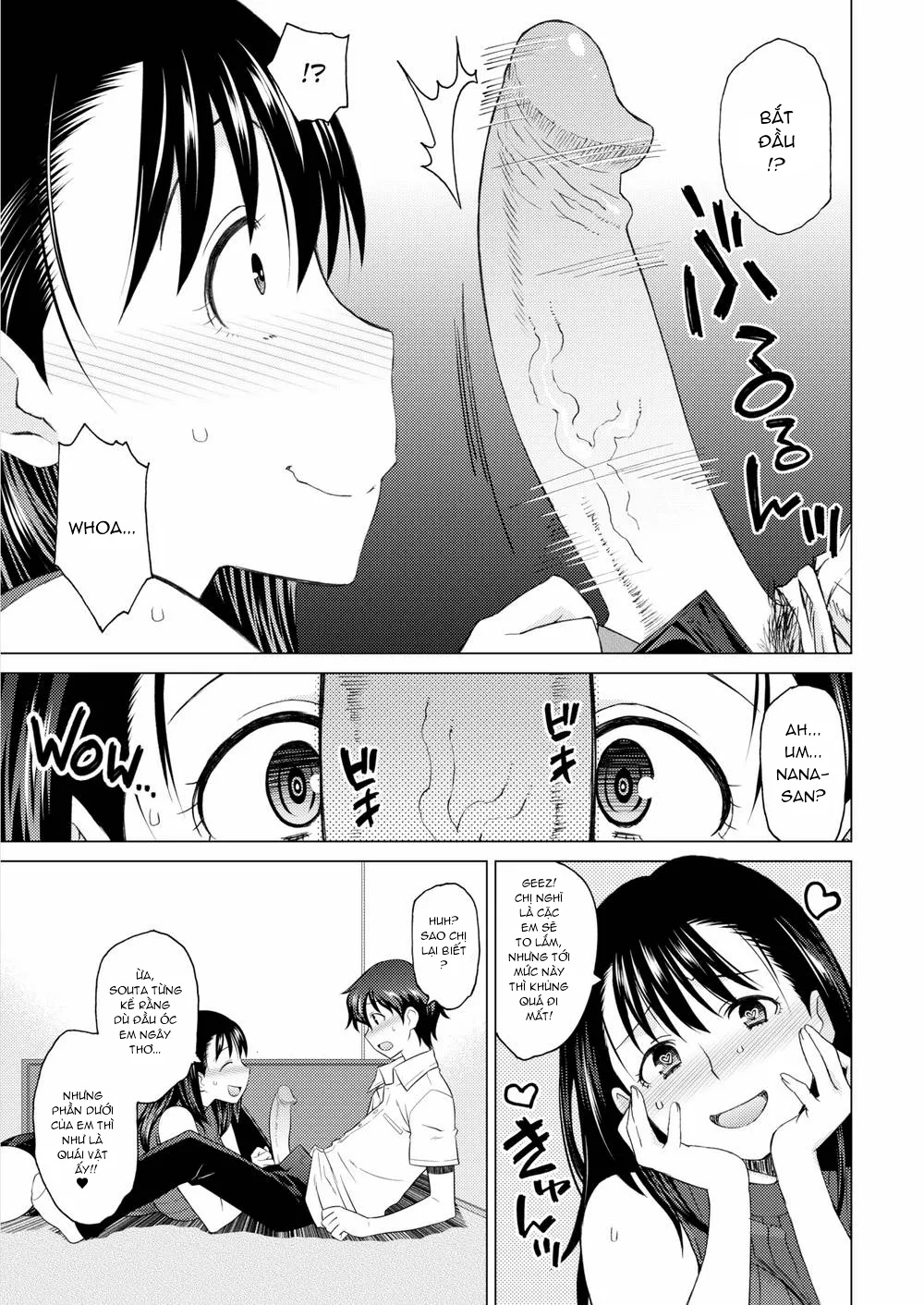 HentaiVN.net - Ảnh 9 - Chị của bạn tôi♥rất thân thiện và hấp dẫn [Tempting♥Friendly Sister] - Chap 1