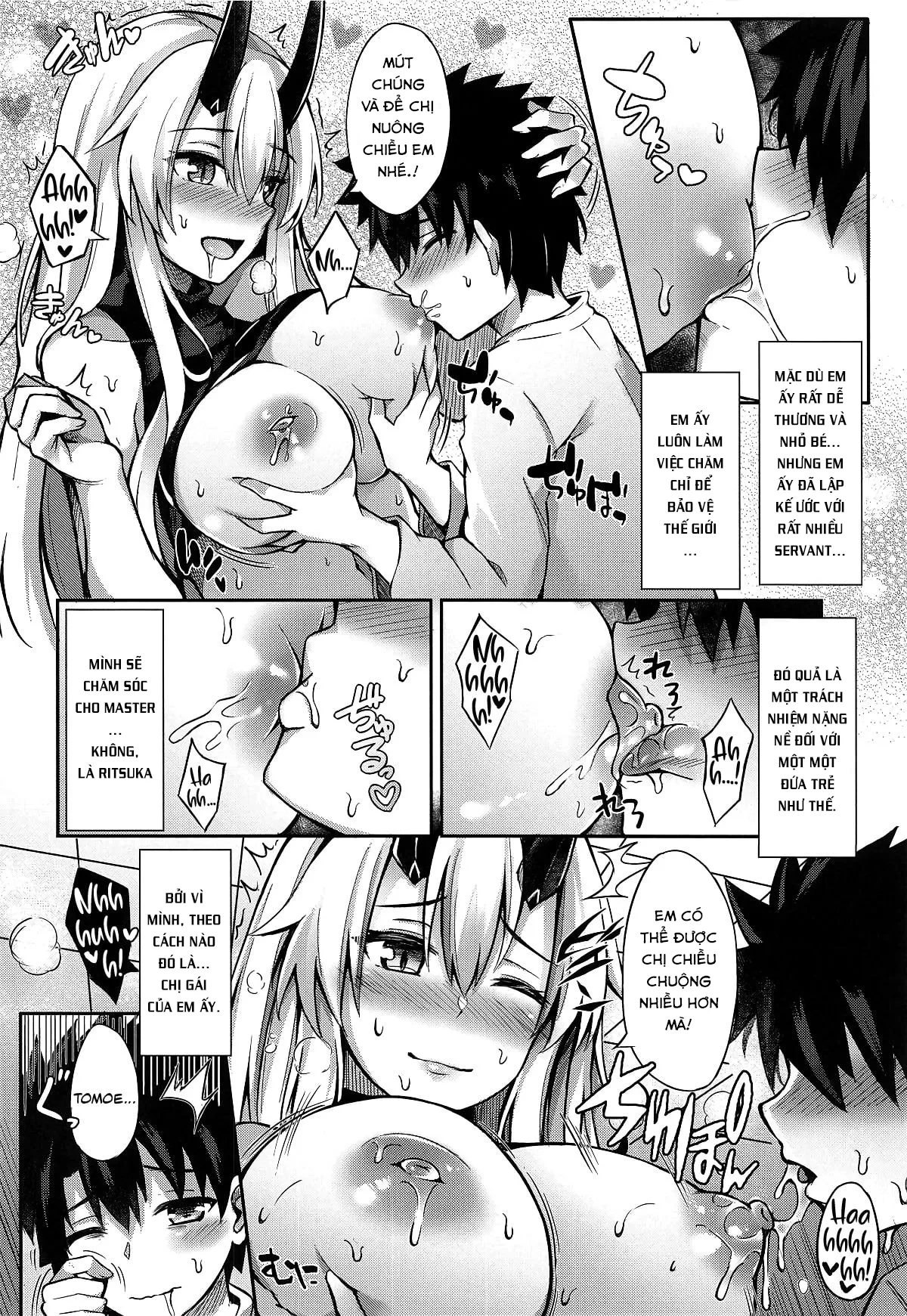 HentaiVN.net - Ảnh 4 - Setsudo no Nai Onee-chan de Gomen ne ♡ (Fate/Grand Order) [Onee-chan is sorry she has no restraint, 節度のないお姉ちゃんでごめんね] - Chap 1