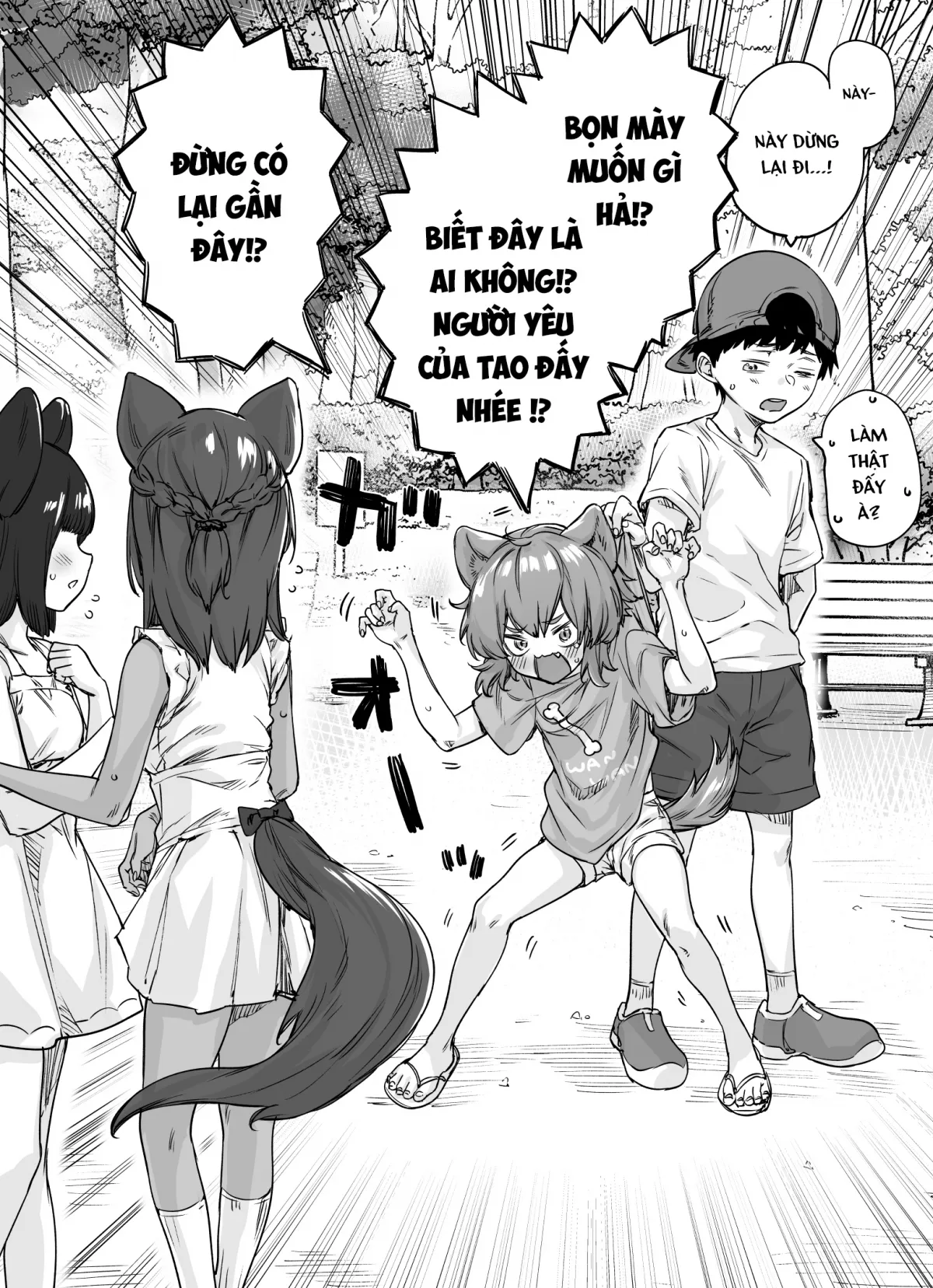 HentaiVN.net - Ảnh 2 - con chó của tôi phát hiện mùi lạ trên người tôi - Chap 1