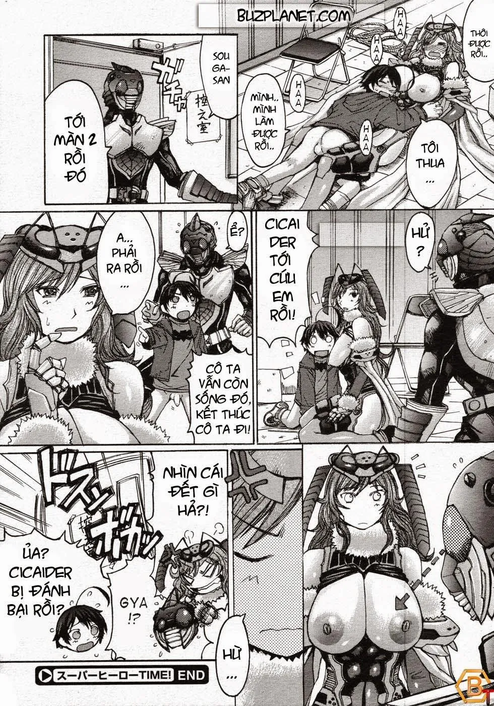 HentaiVN.net - Ảnh 22 - Super Hero Time - Chap 1