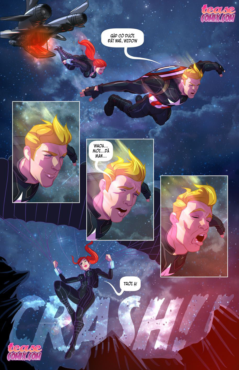 HentaiVN.net - Ảnh 24 - Widow Sa đọa [Widow’s Downtime] - Chap 1