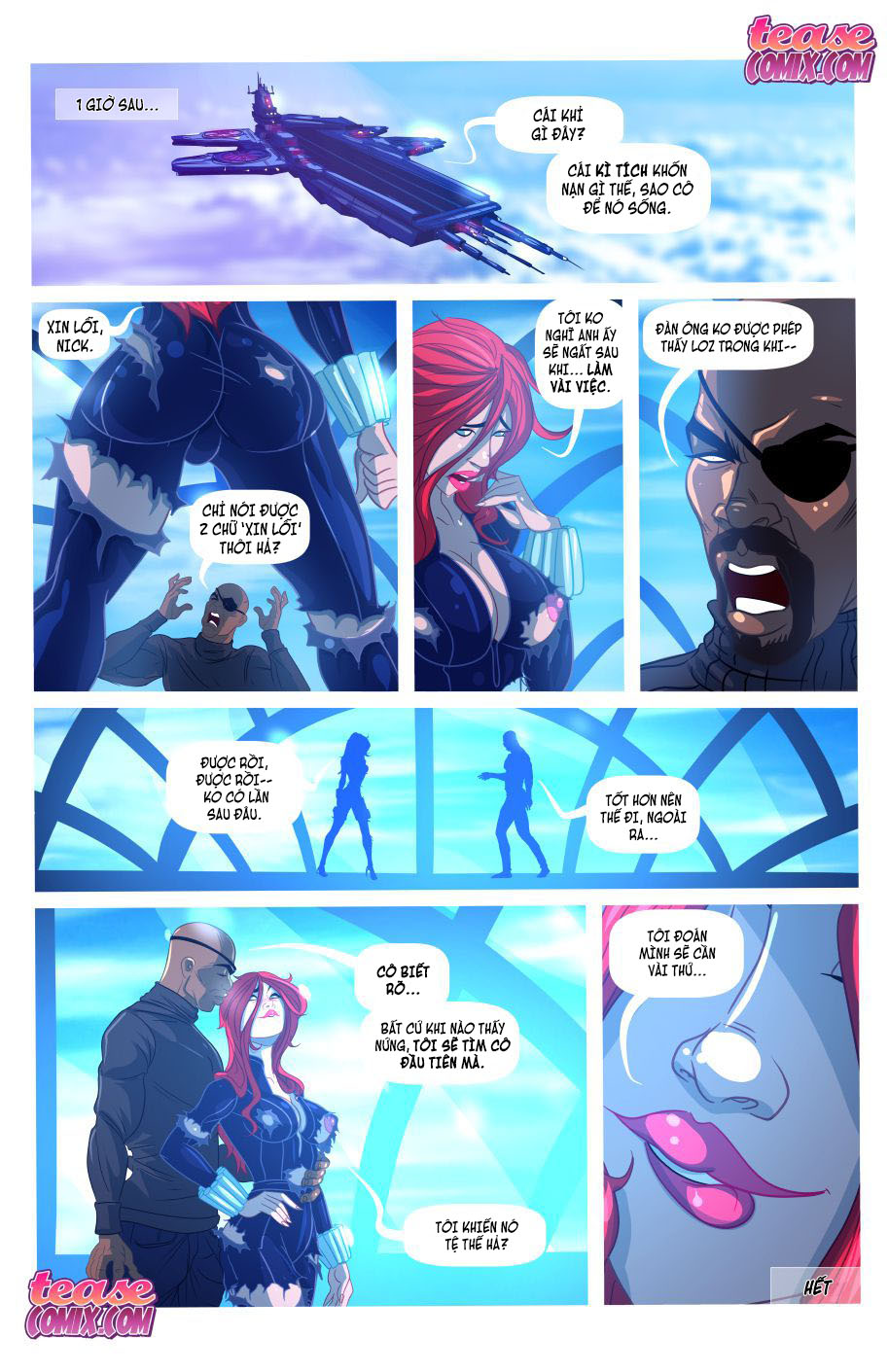 HentaiVN.net - Ảnh 25 - Widow Sa đọa [Widow’s Downtime] - Chap 1
