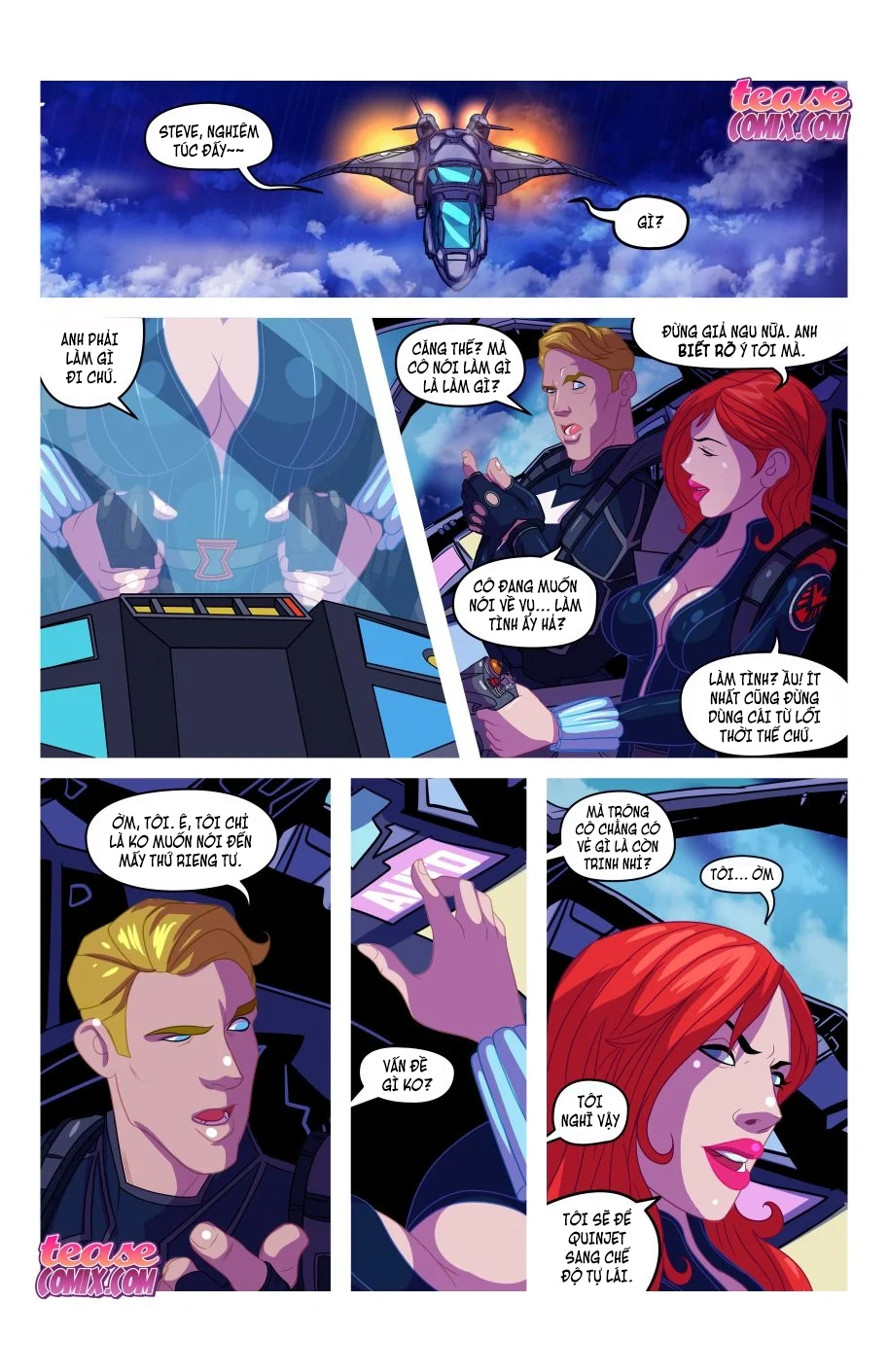 HentaiVN.net - Ảnh 6 - Widow Sa đọa [Widow’s Downtime] - Chap 1