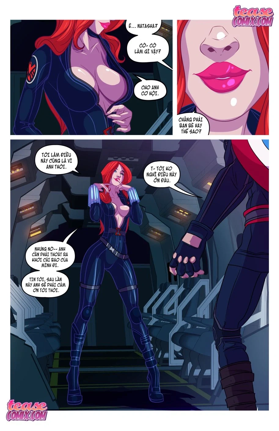 HentaiVN.net - Ảnh 7 - Widow Sa đọa [Widow’s Downtime] - Chap 1