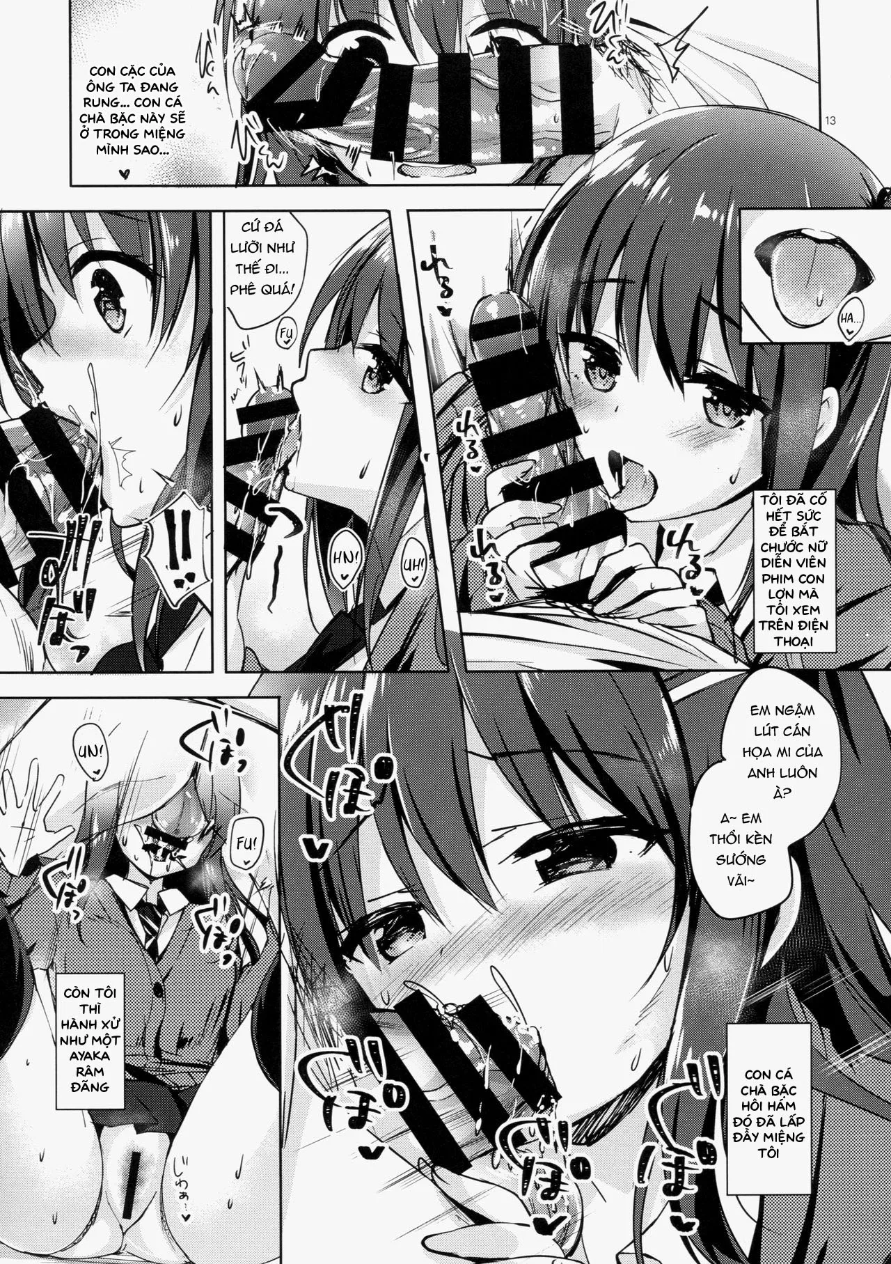 HentaiVN.net - Ảnh 13 - Lần đầu đi khách của Ayaka [The Two Sides of Honors Student Ayaka; Ayaka's First Time; Yuutousei Ayaka no Uraomote Shojo Bitch Hen] - Chap 1