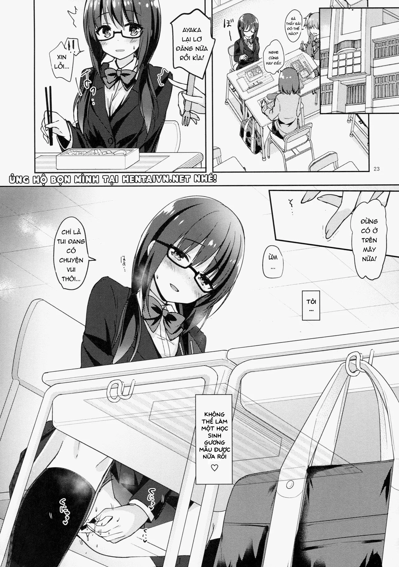 HentaiVN.net - Ảnh 23 - Lần đầu đi khách của Ayaka [The Two Sides of Honors Student Ayaka; Ayaka's First Time; Yuutousei Ayaka no Uraomote Shojo Bitch Hen] - Chap 1