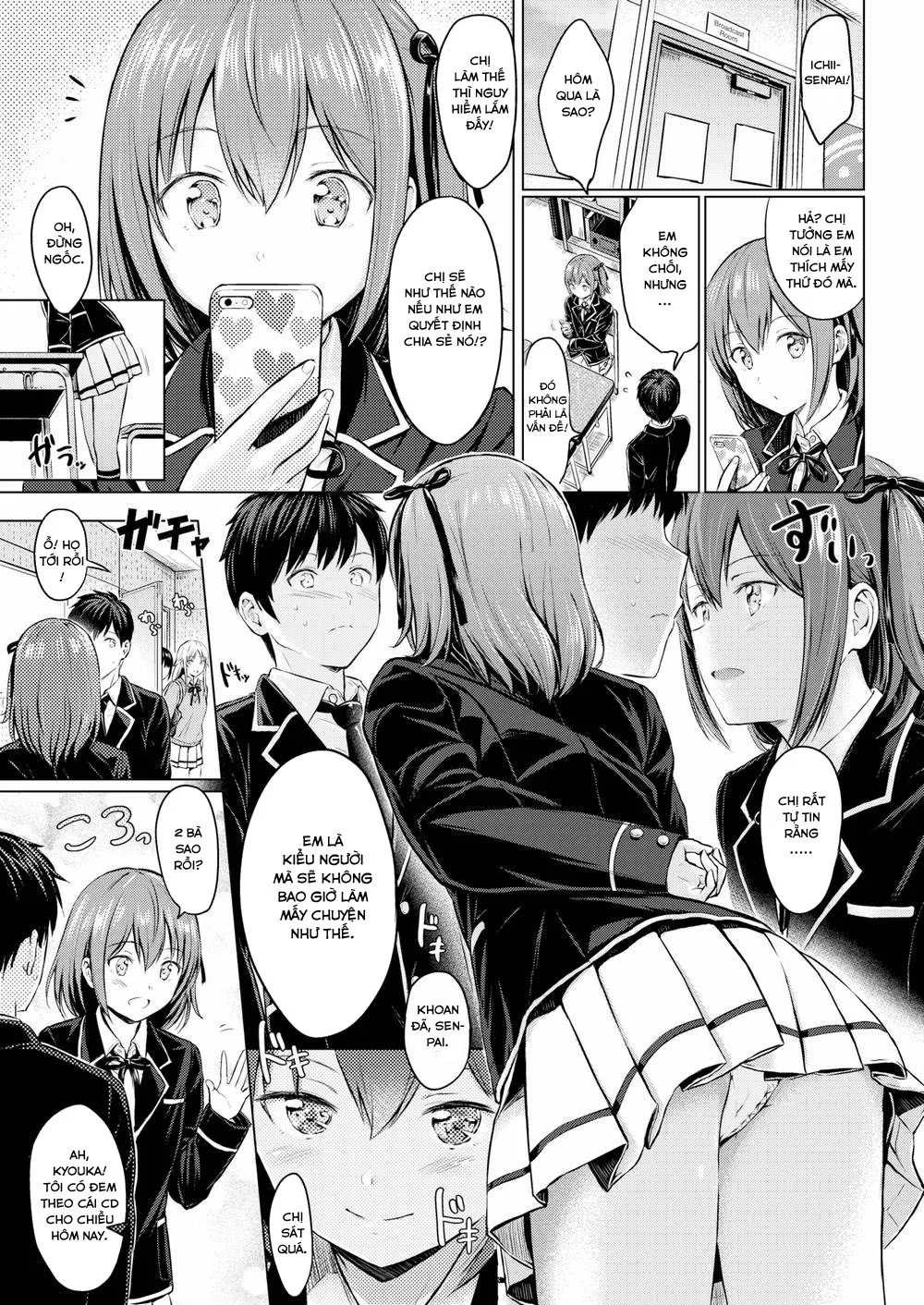 HentaiVN.net - Ảnh 4 - Chat sếch với senpai [Devilish Selfie] - Chap 1