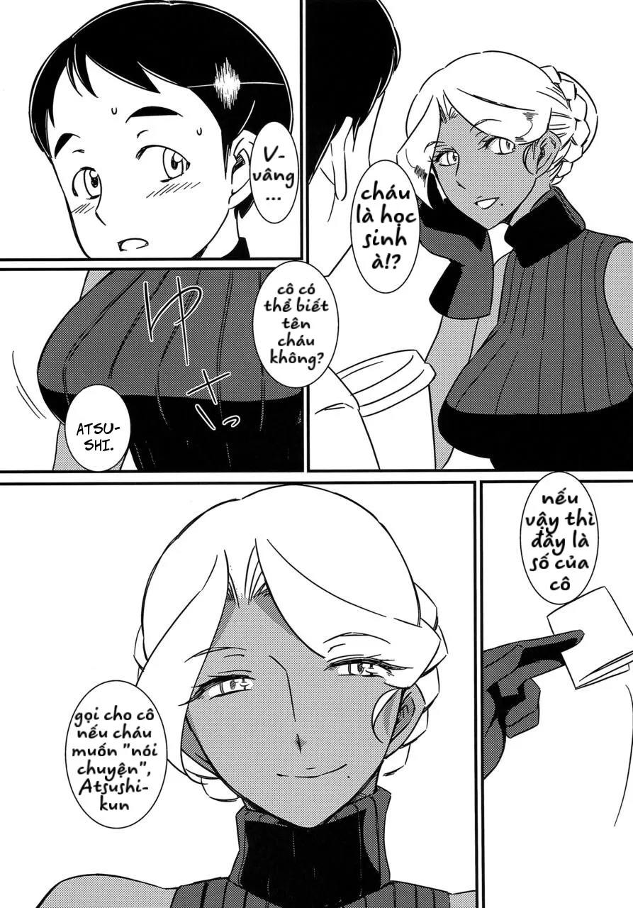 HentaiVN.net - Ảnh 5 - Brown Lady Takes His First Time Ver. 6 [Kasshoku Oneesan no Fudeoroshi Ver. 6] - Chap 1