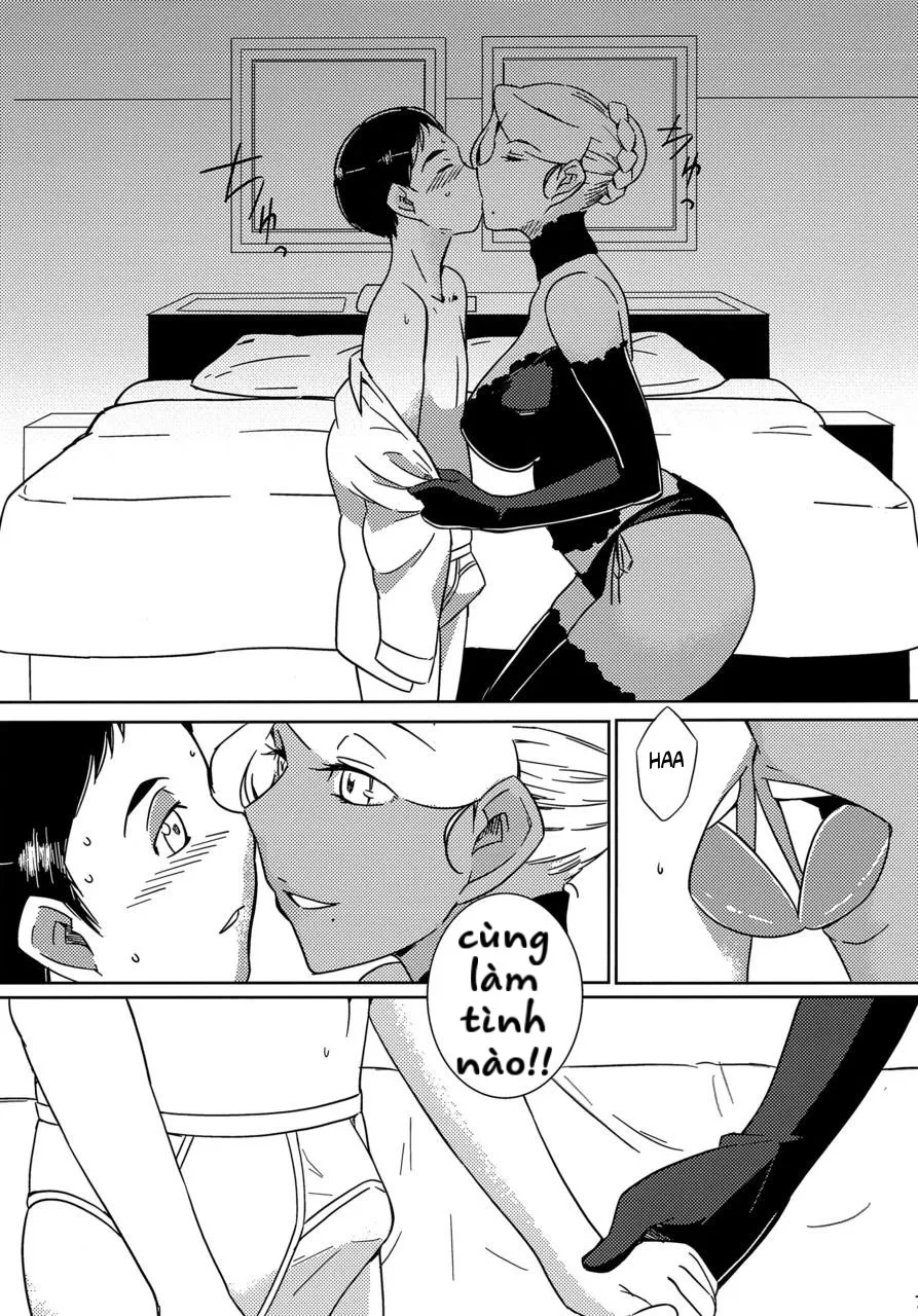 HentaiVN.net - Ảnh 8 - Brown Lady Takes His First Time Ver. 6 [Kasshoku Oneesan no Fudeoroshi Ver. 6] - Chap 1