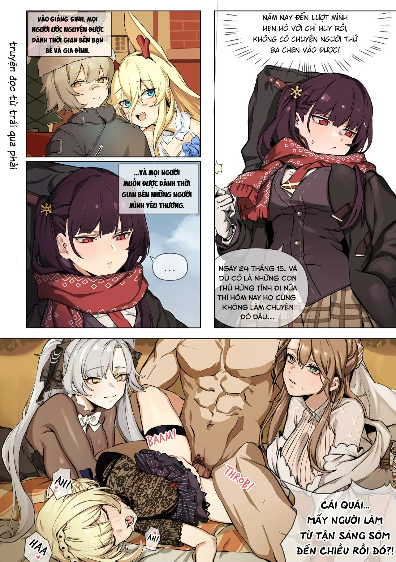 HentaiVN.net - Ảnh 3 - Giáng Sinh Không An Lành. [만화] - Chap 1