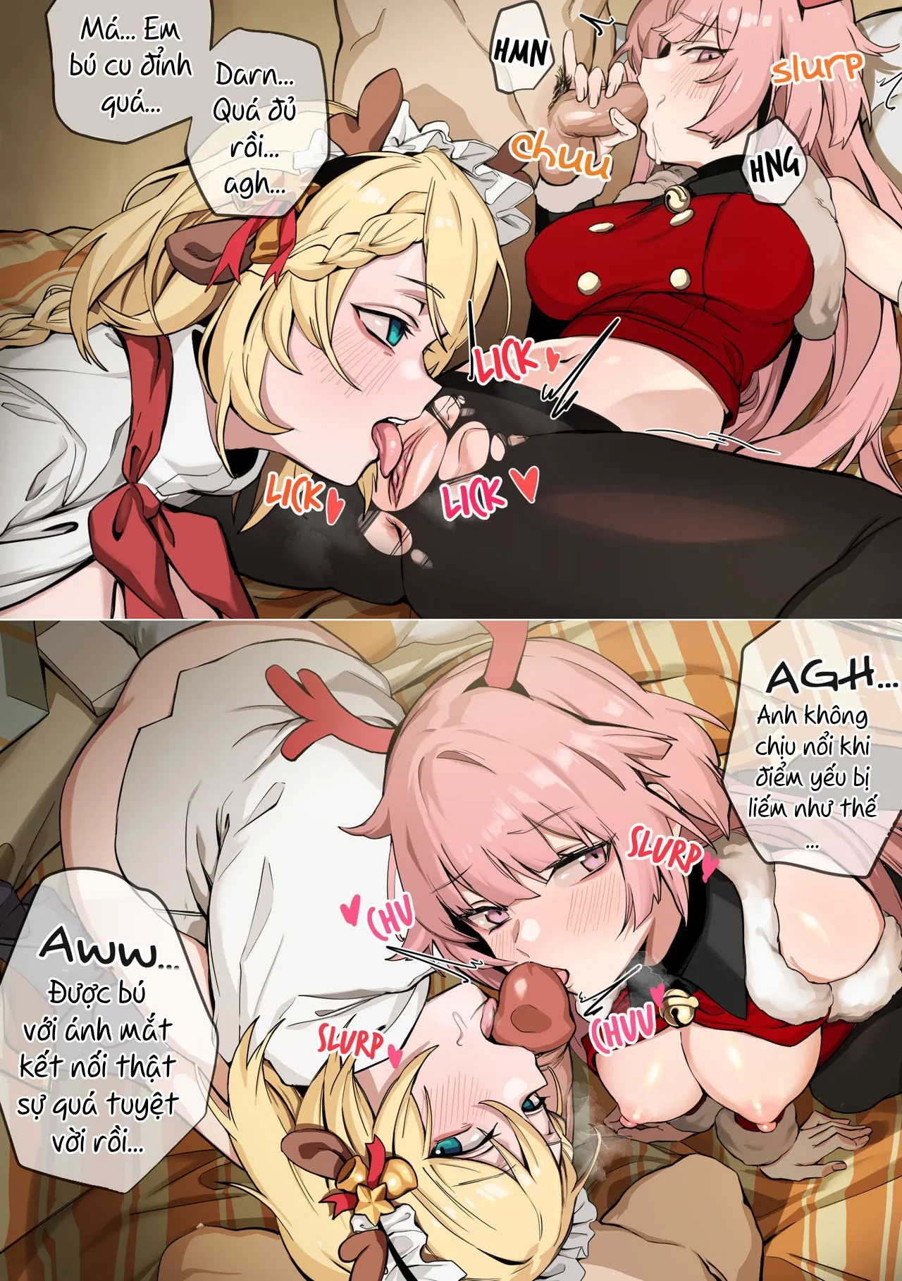 HentaiVN.net - Ảnh 9 - Giáng Sinh Không An Lành. [만화] - Chap 1