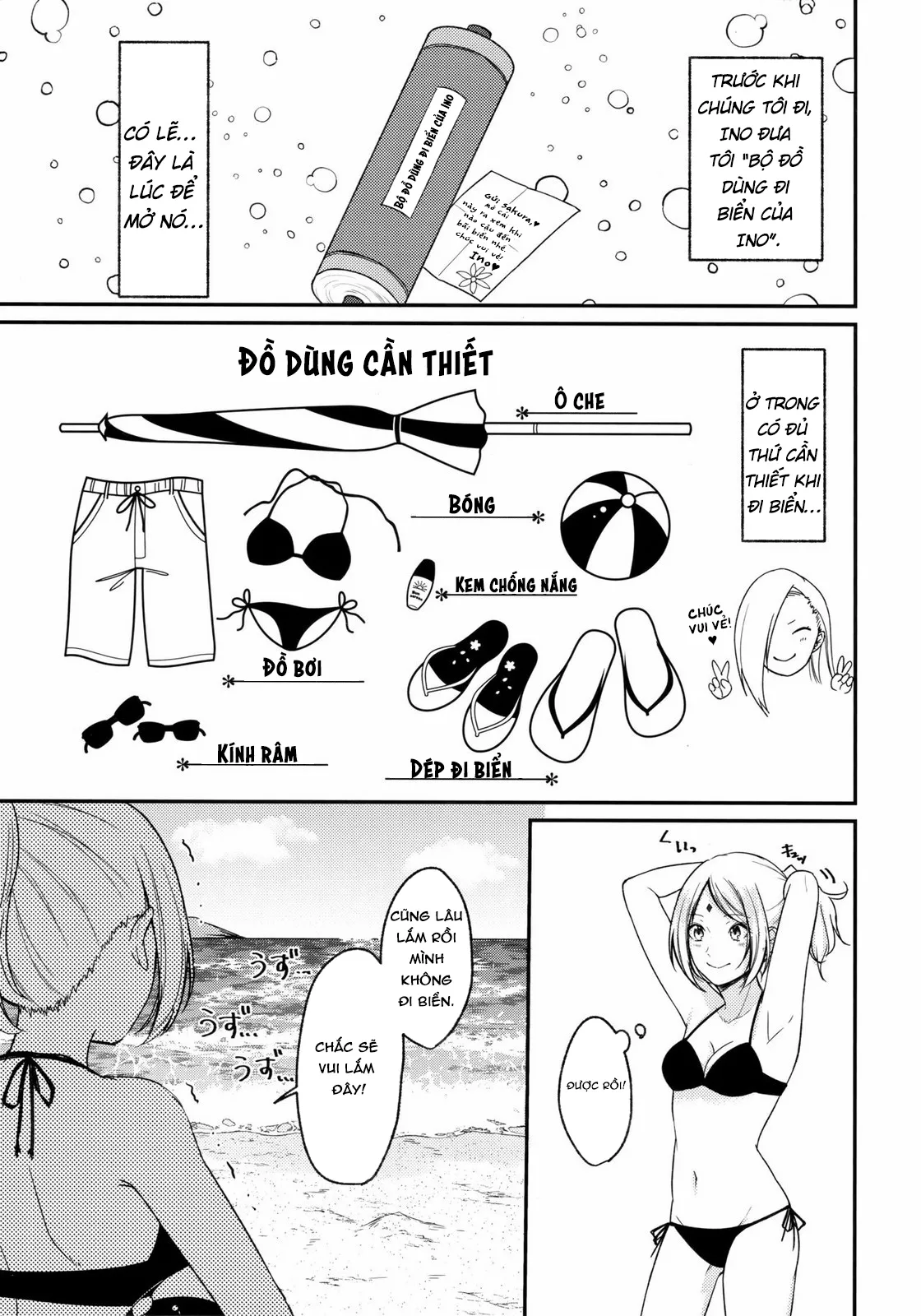 HentaiVN.net - Ảnh 10 - Honeymoon Beach (Naruto) - Chap 1