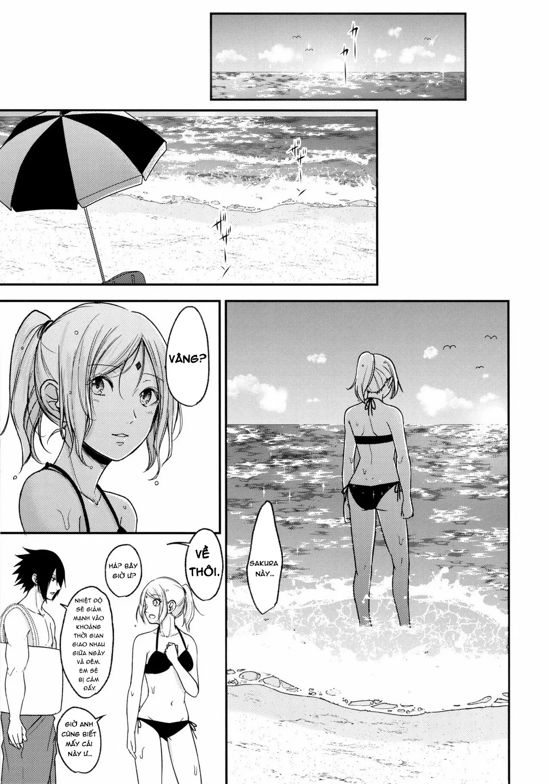 HentaiVN.net - Ảnh 16 - Honeymoon Beach (Naruto) - Chap 1