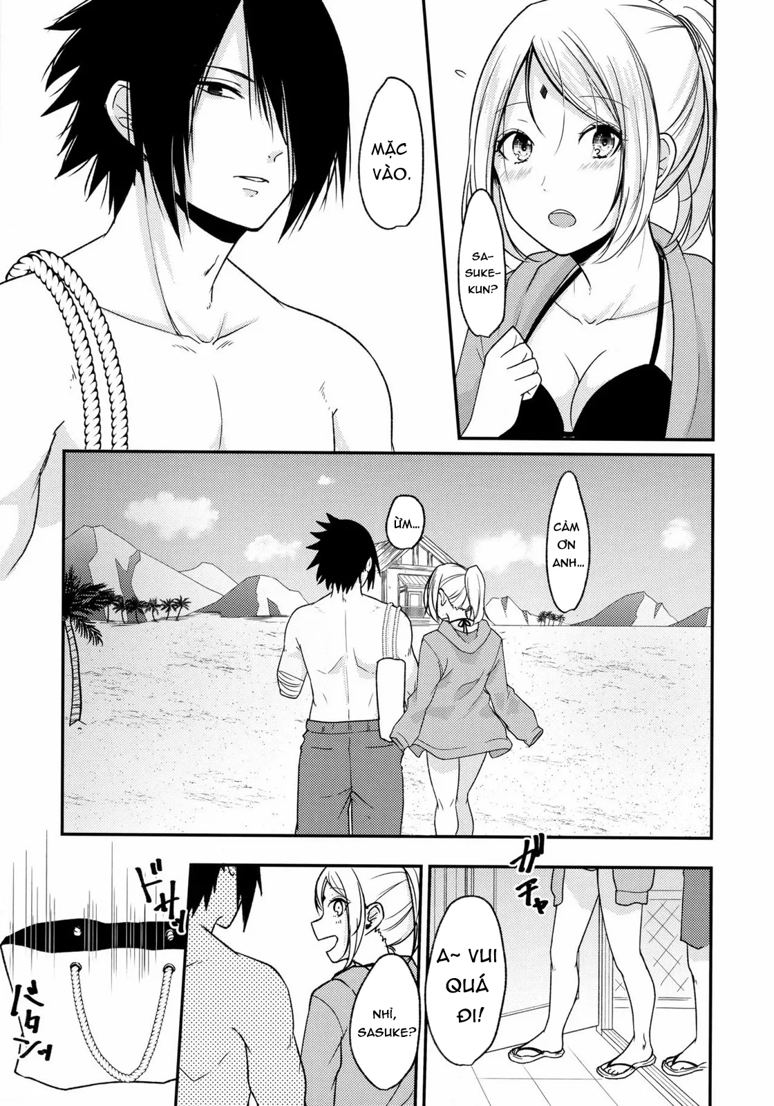 HentaiVN.net - Ảnh 18 - Honeymoon Beach (Naruto) - Chap 1