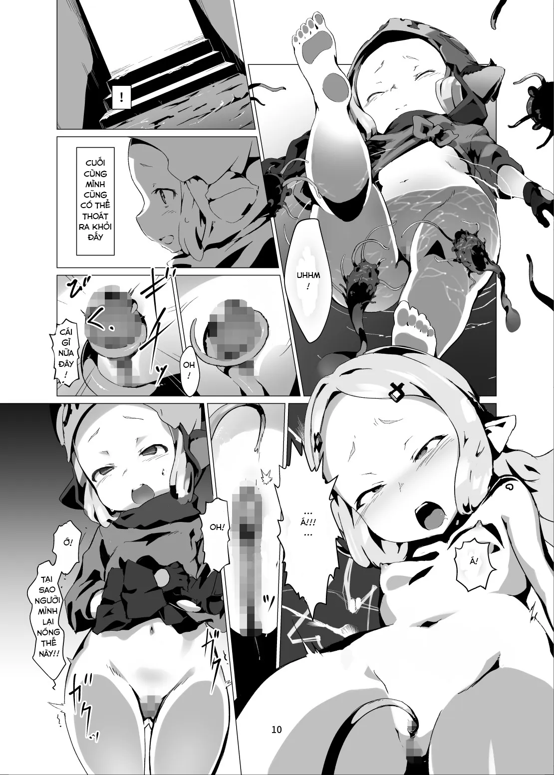 HentaiVN.net - Ảnh 10 - Yougoku DEGRADATION -Milleore Ero Trap Dungeon Haiboku Ryoujoku [ミラオル エロトラップダンジョン敗北凌辱] - Chap 1
