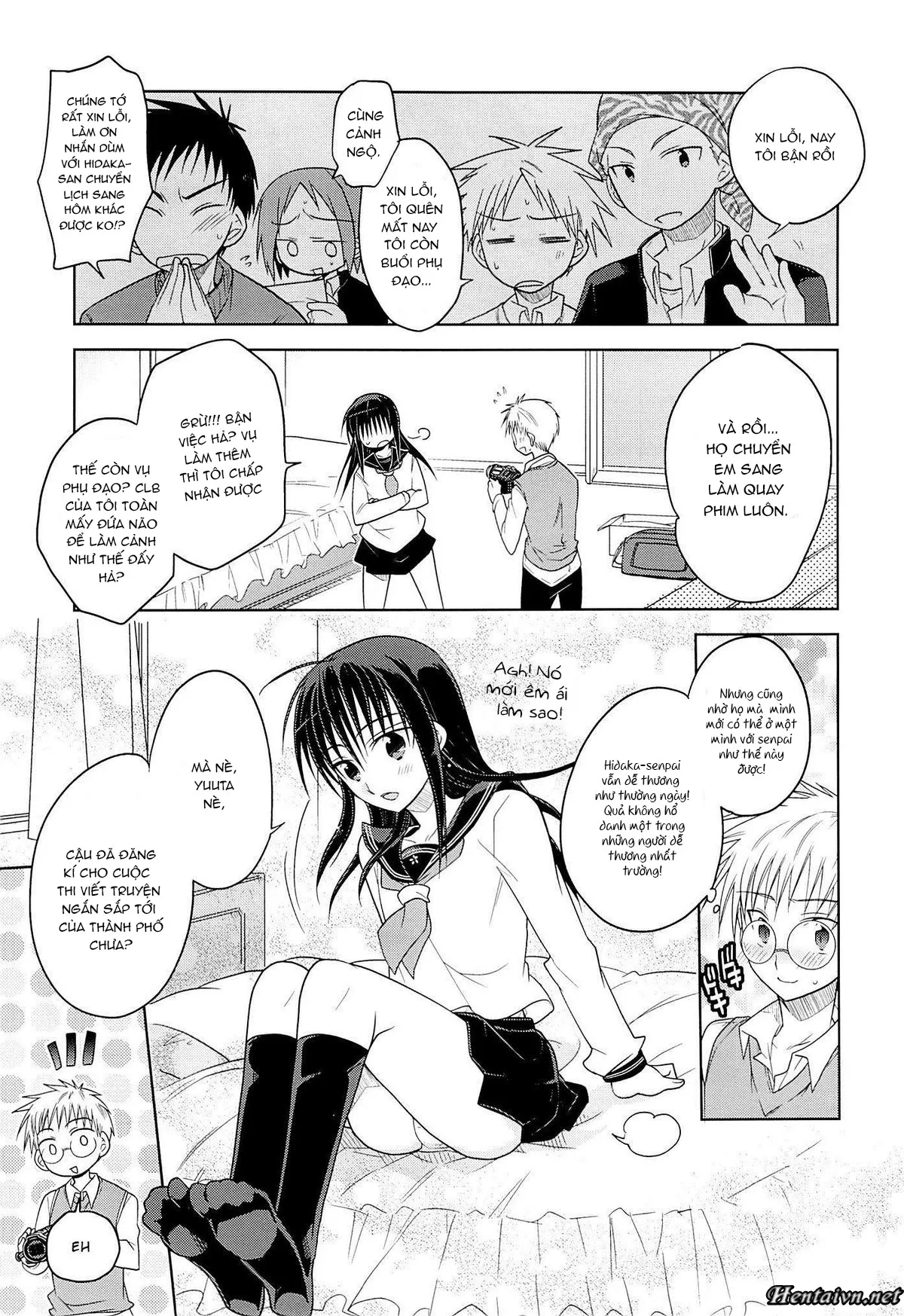 HentaiVN.net - Ảnh 5 - Kawaisugiru Hidaka-Senpai♂ to xxx Shitai! - Chap 1