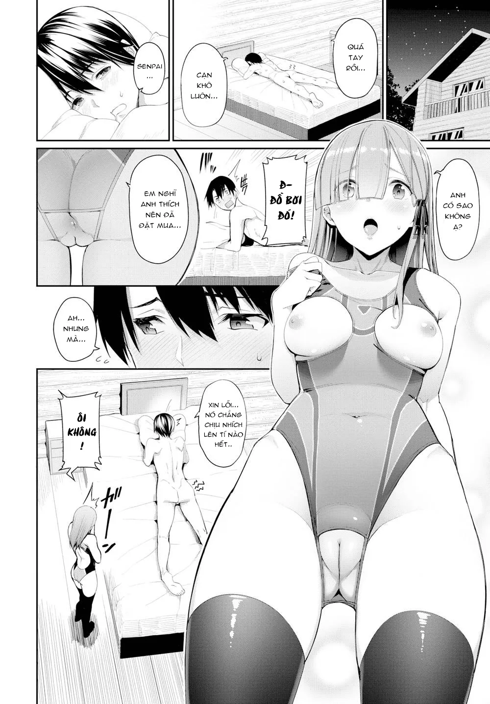 HentaiVN.net - Ảnh 12 - Senpai...I Want You ♥ [Senpai...Em Muốn Anh ♥] - Chap 1