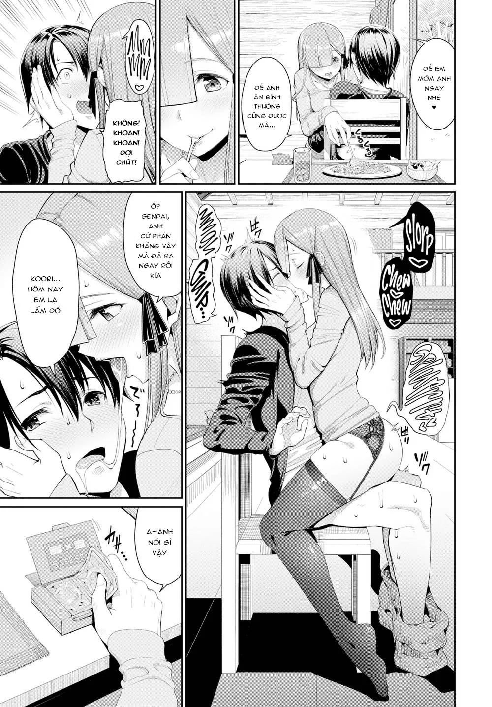 HentaiVN.net - Ảnh 9 - Senpai...I Want You ♥ [Senpai...Em Muốn Anh ♥] - Chap 1