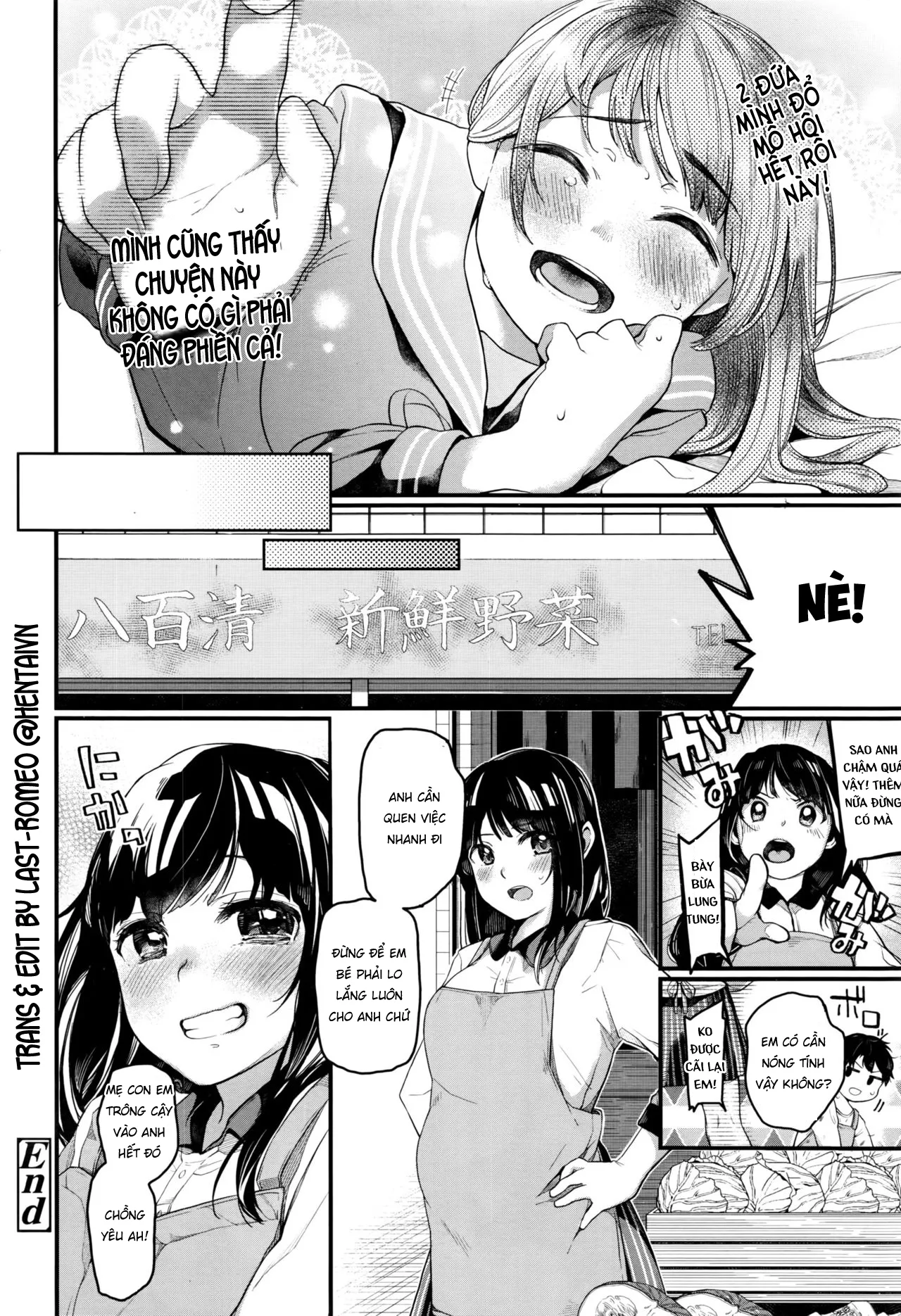 HentaiVN.net - Ảnh 21 - The Greengrocer Beauty [Vẻ đẹp của em hàng rau] - Chap 1