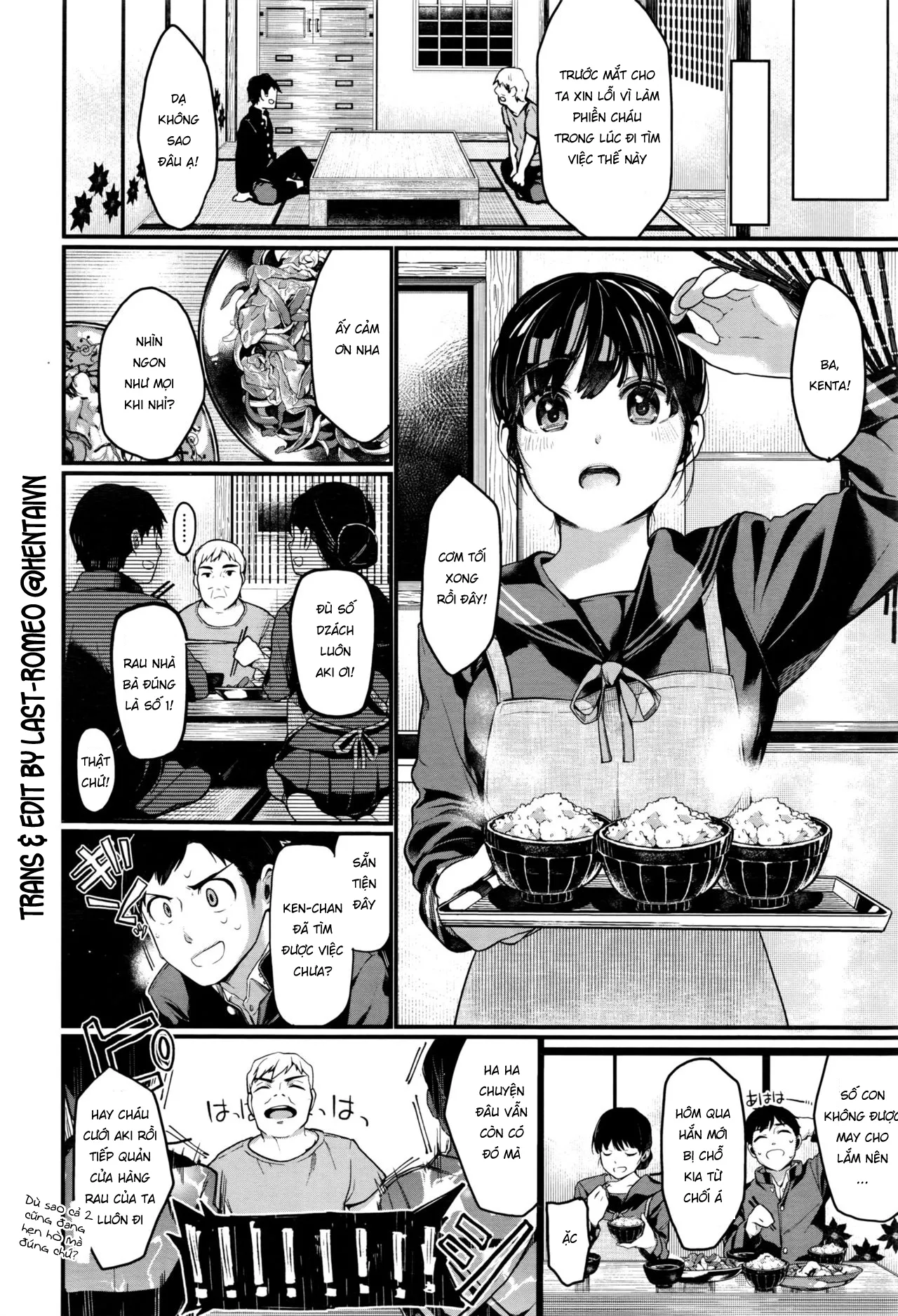 HentaiVN.net - Ảnh 3 - The Greengrocer Beauty [Vẻ đẹp của em hàng rau] - Chap 1