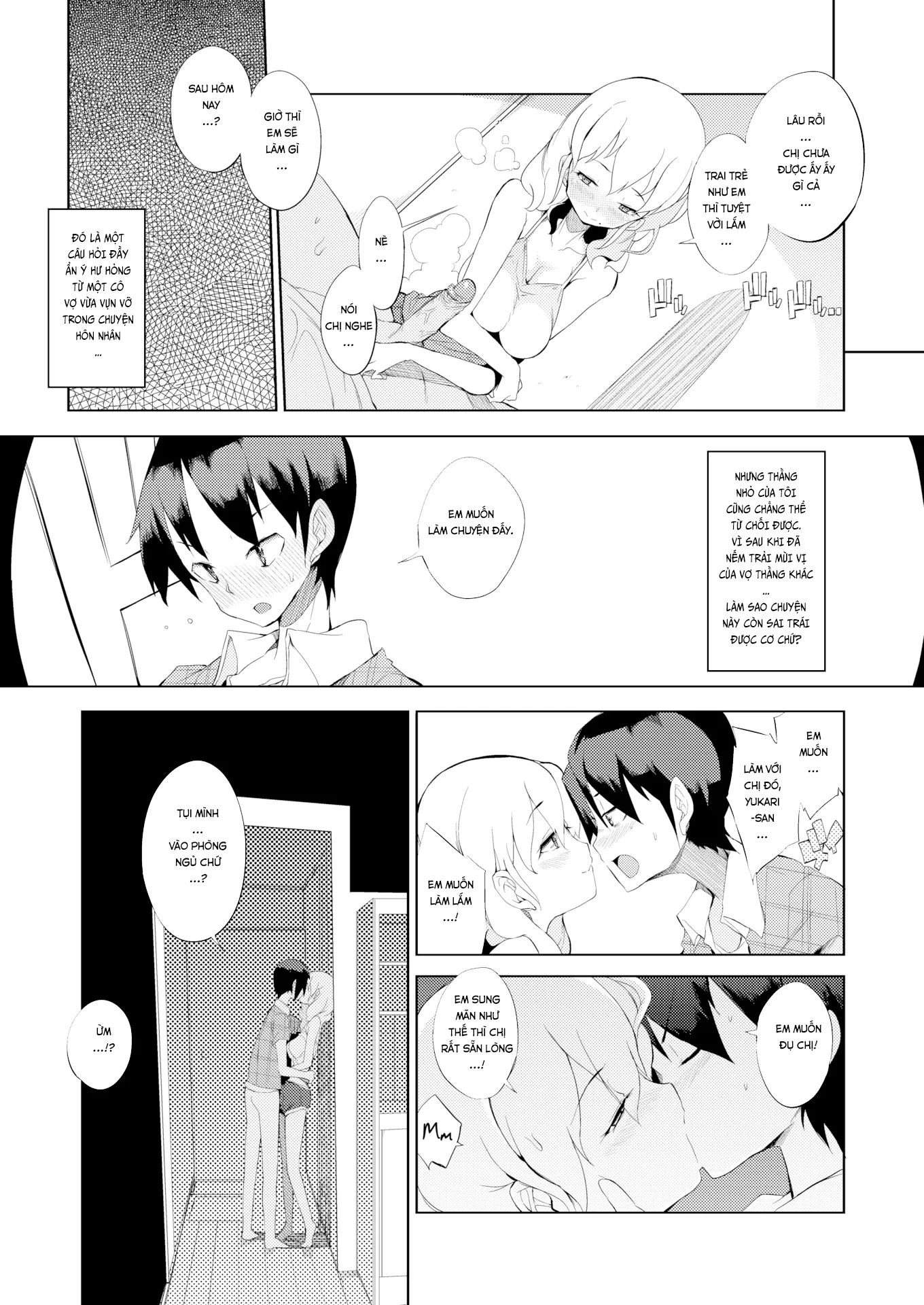 HentaiVN.net - Ảnh 14 - Chị Phò Hàng Xóm [The Truth Between The Lies] - Chap 1