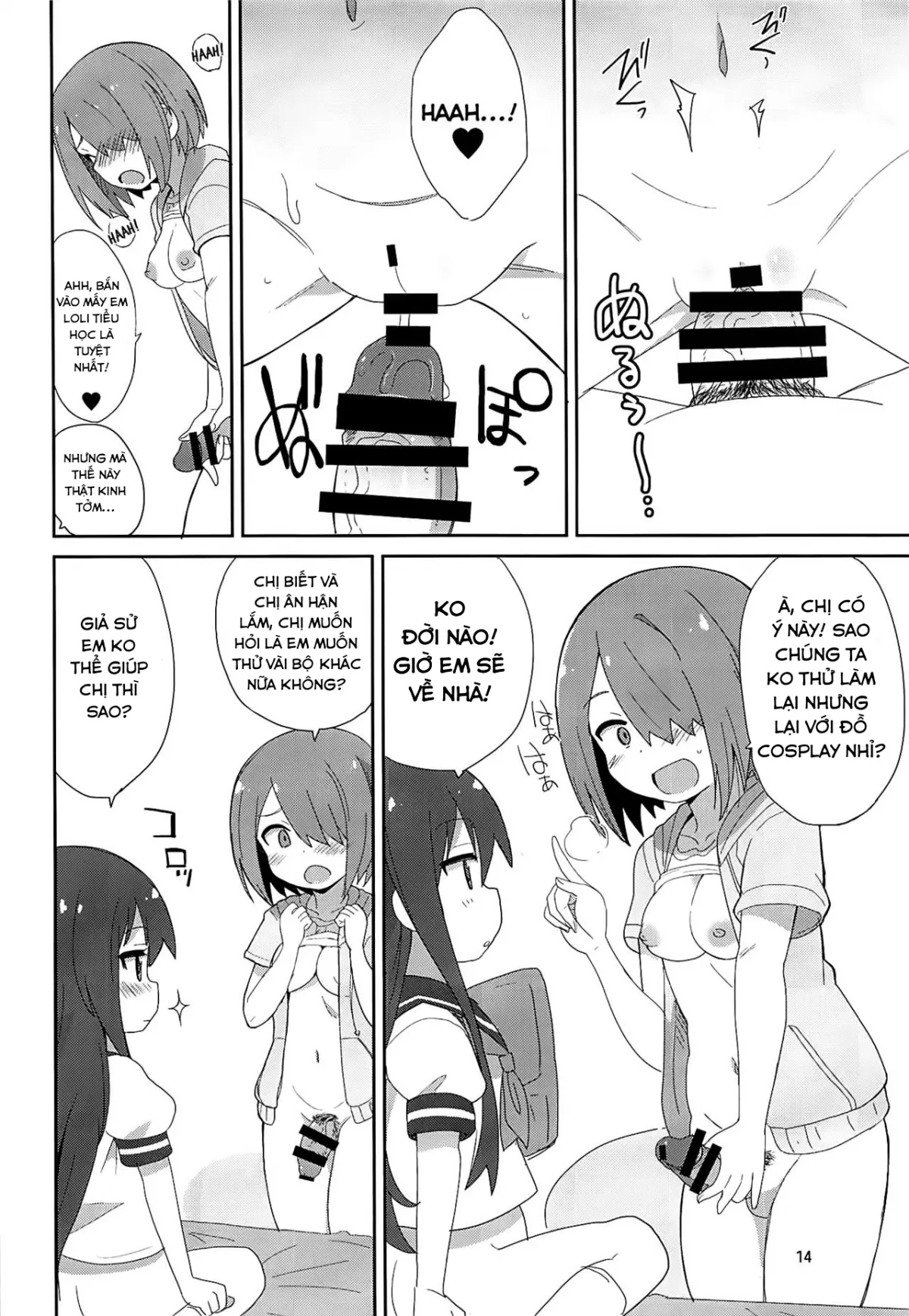 HentaiVN.net - Ảnh 13 - Thiên Thần Loli (Mya-nee vs Hana-chan) [Watachin (Watashi ni Tenshi ga Maiorita!)] - Chap 1