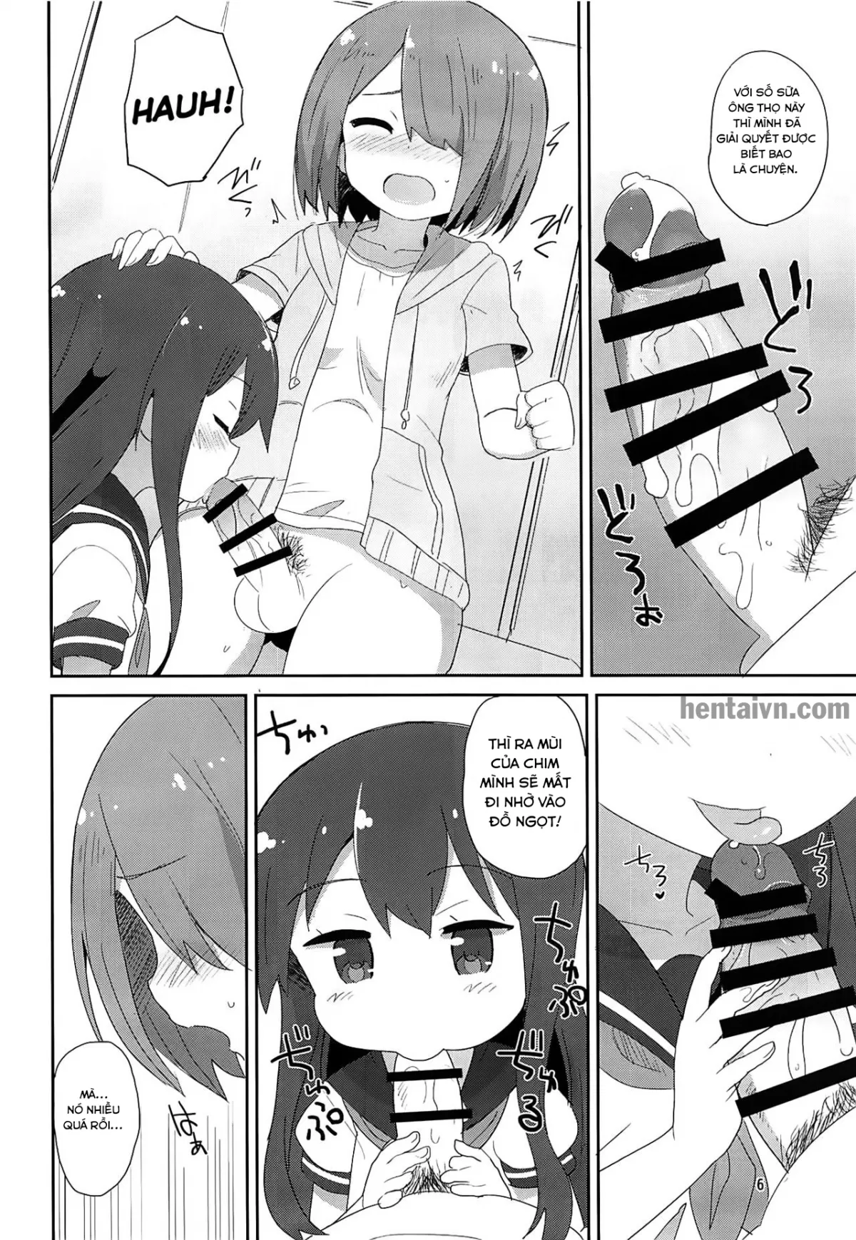 HentaiVN.net - Ảnh 5 - Thiên Thần Loli (Mya-nee vs Hana-chan) [Watachin (Watashi ni Tenshi ga Maiorita!)] - Chap 1