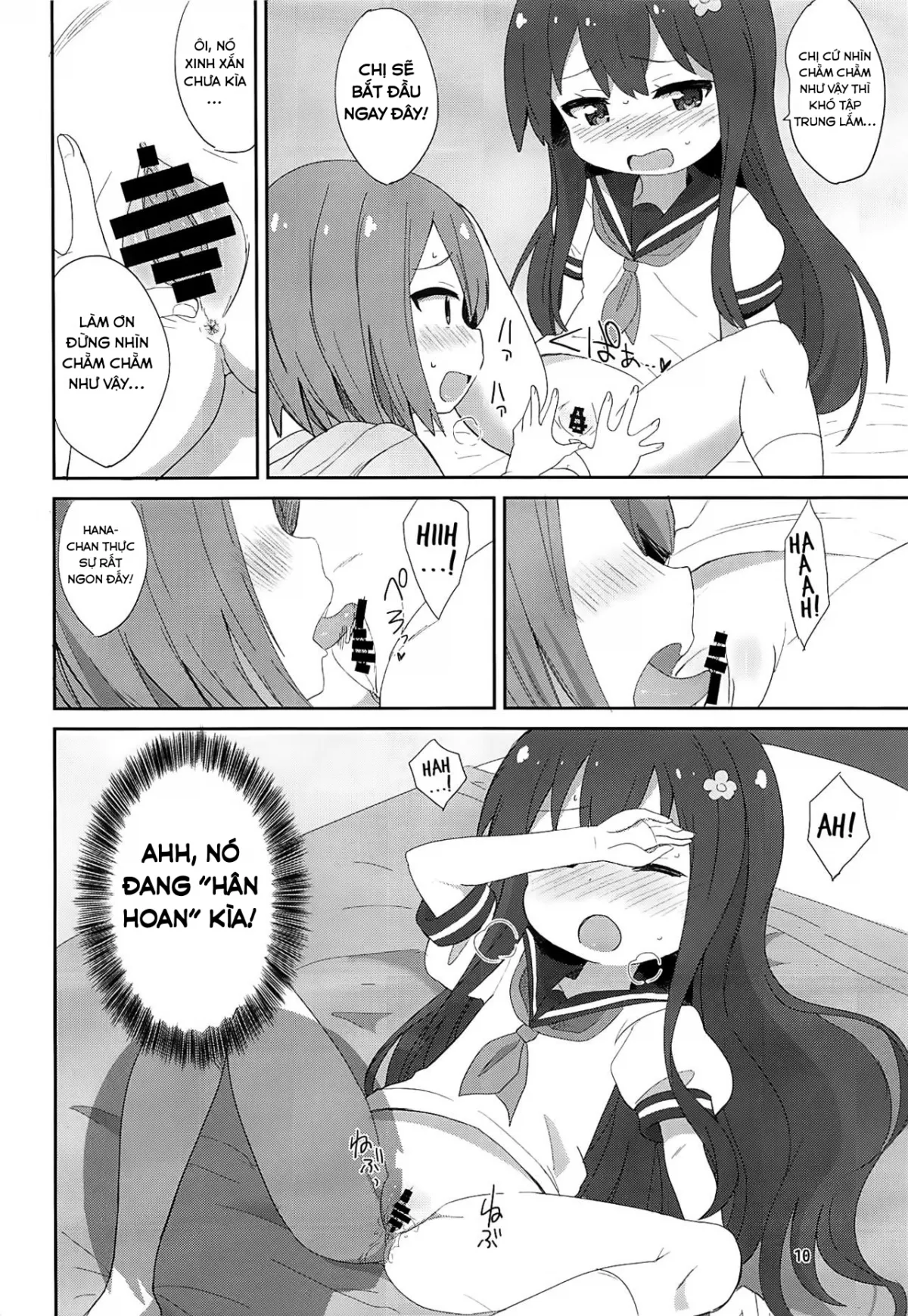 HentaiVN.net - Ảnh 9 - Thiên Thần Loli (Mya-nee vs Hana-chan) [Watachin (Watashi ni Tenshi ga Maiorita!)] - Chap 1