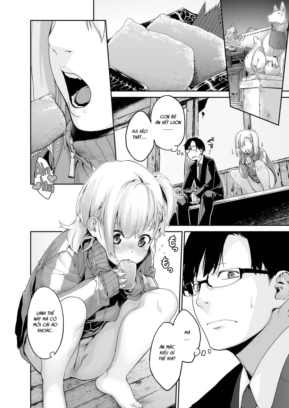 HentaiVN.net - Ảnh 5 - Nữ thần chết đói và Con Cá Chà Bặc [Even Goddesses Have Droughts] - Chap 1