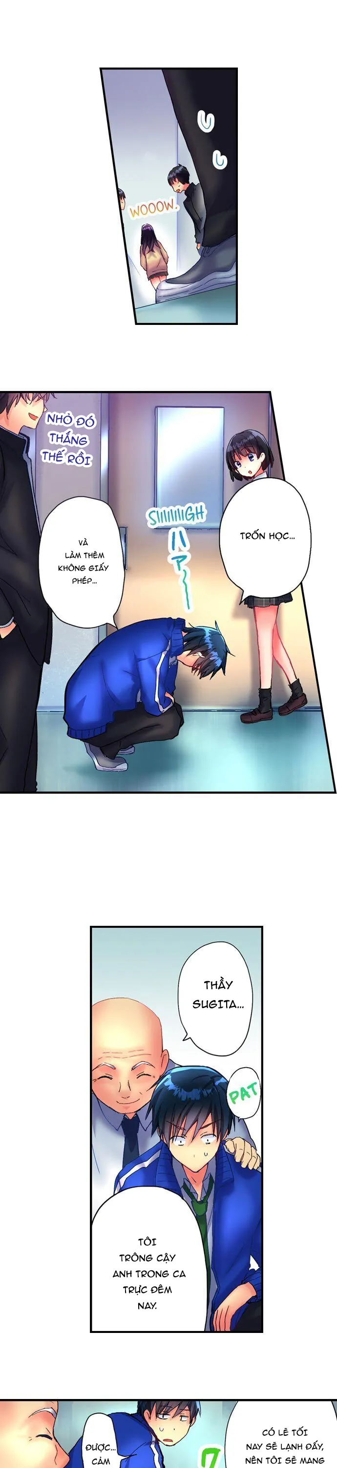 HentaiVN.net - Ảnh 3 - Tình Nồng Mùa Đông [Mafuyu no Shukuchoku-shitsu de Asedaku Ecchi ~ Hokahoka Yutanpo JK Ikaga desu ka?] - Chap 1
